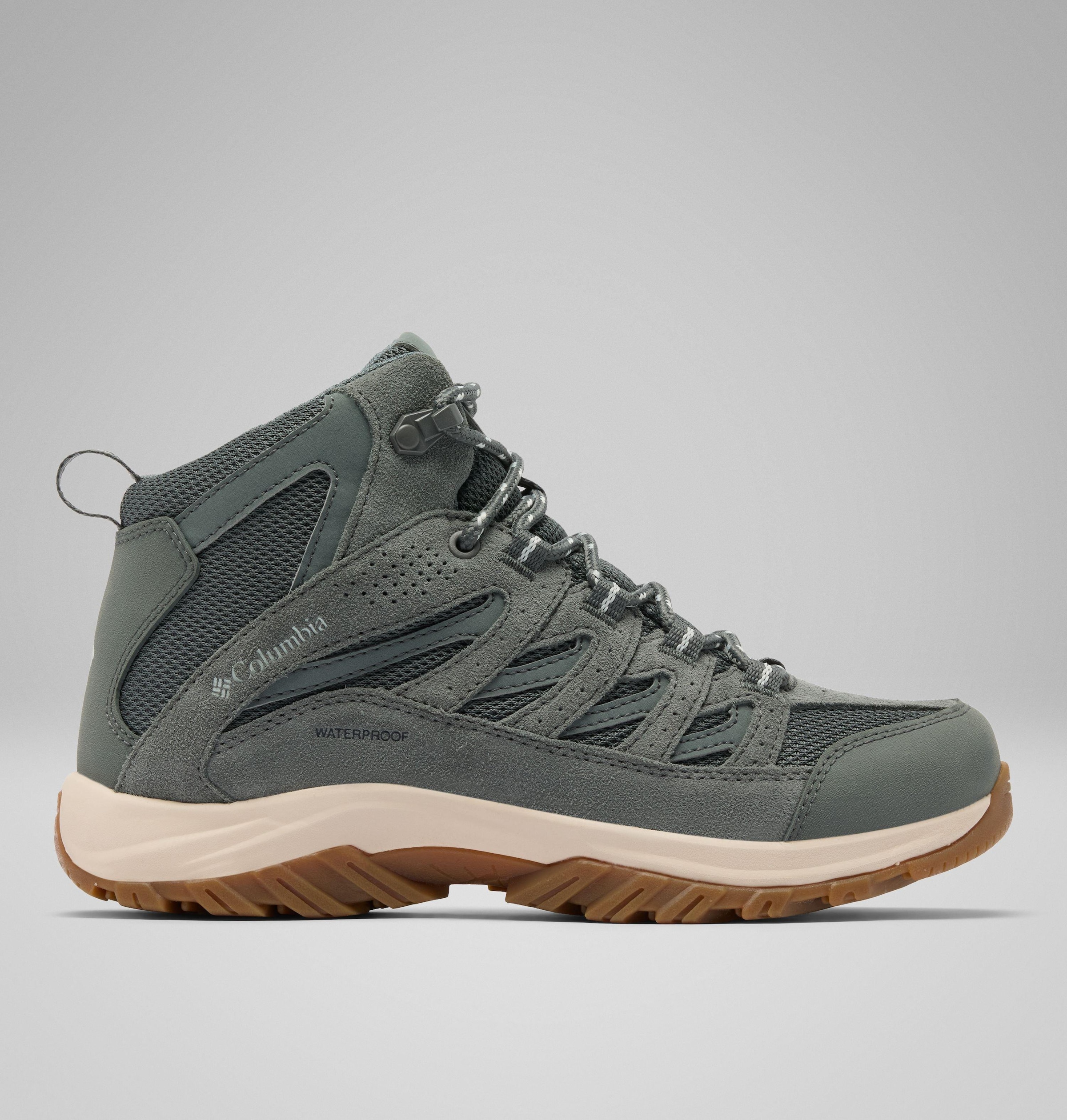 Columbia Chaussure de randonnée »CRESTWOOD™ MID WATERPROOF«  forme montante à la cheville, version imperméable, semelle extérieure en caoutchouc profilée