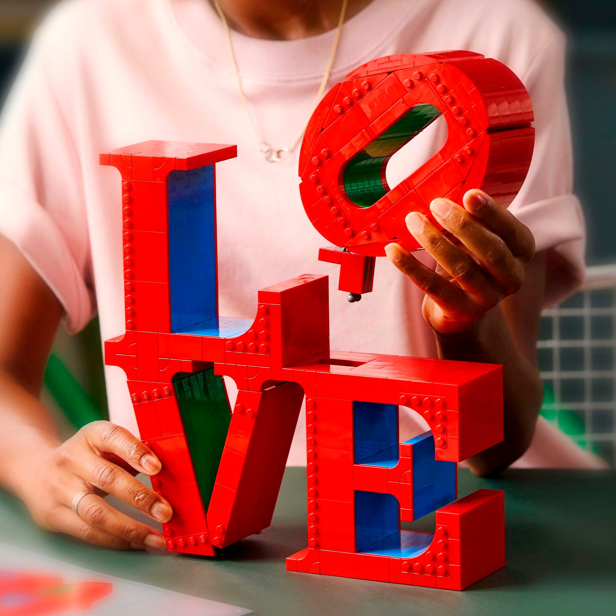 LEGO® Konstruktionsspielsteine »LOVE (31214), LEGO ART« Made in Europe