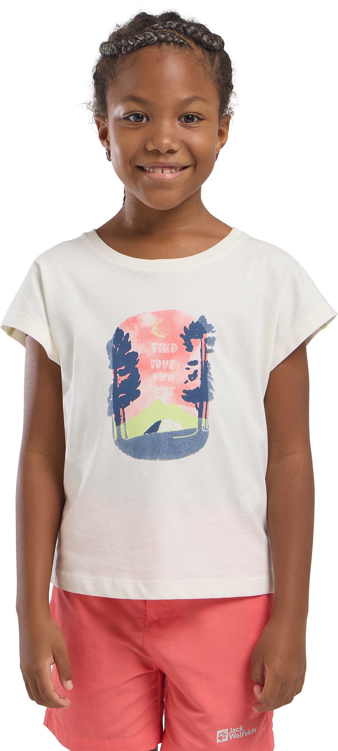 Image of Jack Wolfskin T-Shirt sportlicher Stil, für Wandern und Trekking, aus Baumwolle