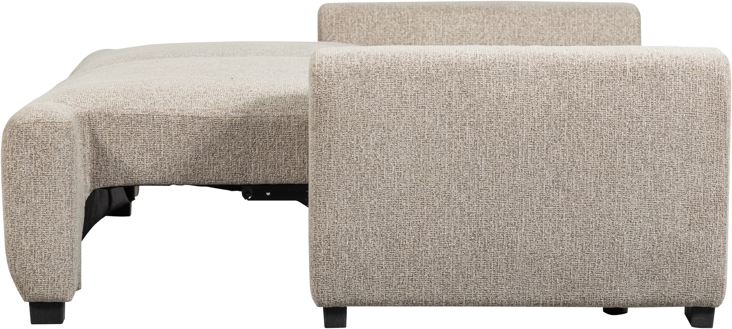 WOOOD Schlafsofa »Night & Day Melange-Webstoff mit Schlaffunktion, H85 x B239 x T107 cm« Schlafbreite 190 cm, Sehr hohe Verschleissfestigkeit, Pfleiglicht
