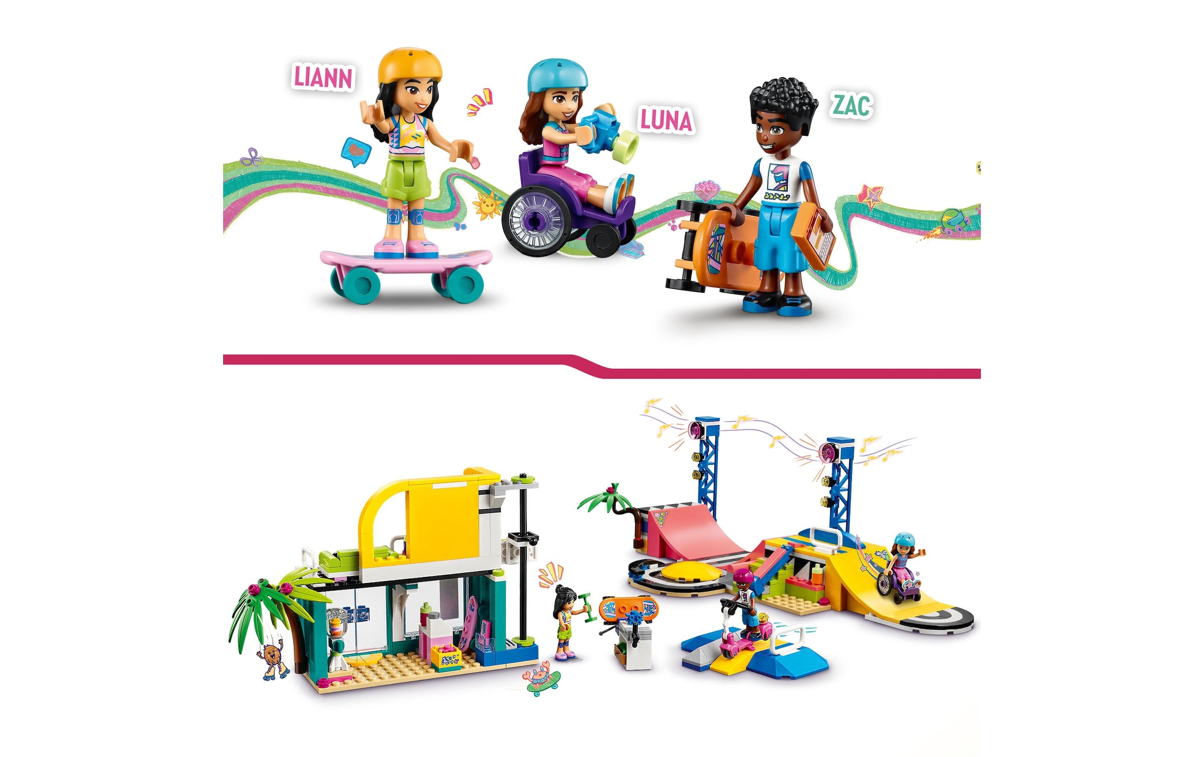 LEGO® Konstruktionsspielsteine »Skatepark«
