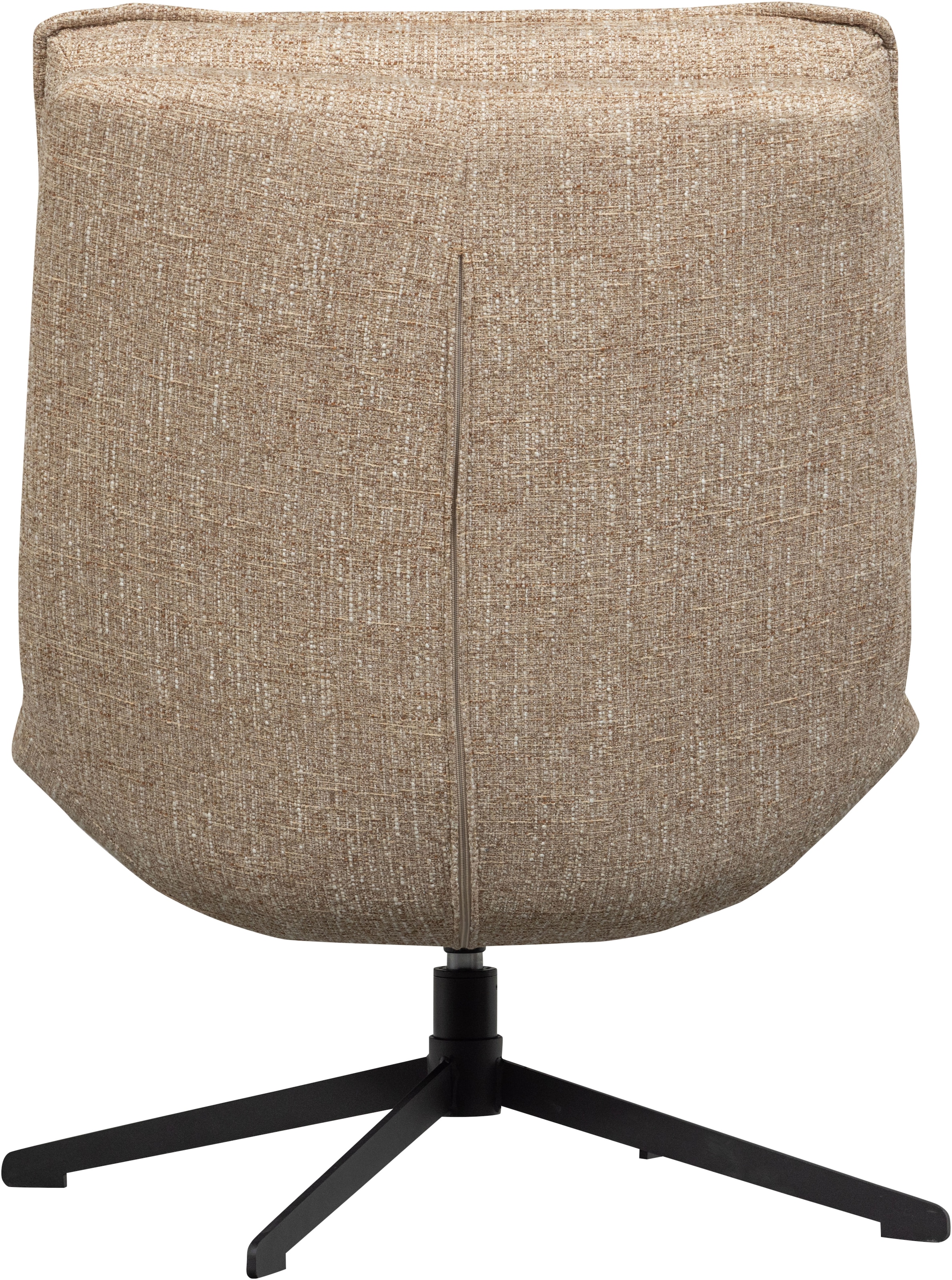 WOOOD Fauteuil pivotant »Milaro mit Fling-Melange-Bezug und Drehmechanismus B75 x T94 x H88 cm« capacité de charge 120 kg, haute résistance à l'usure, hauteur d'assise moyenne