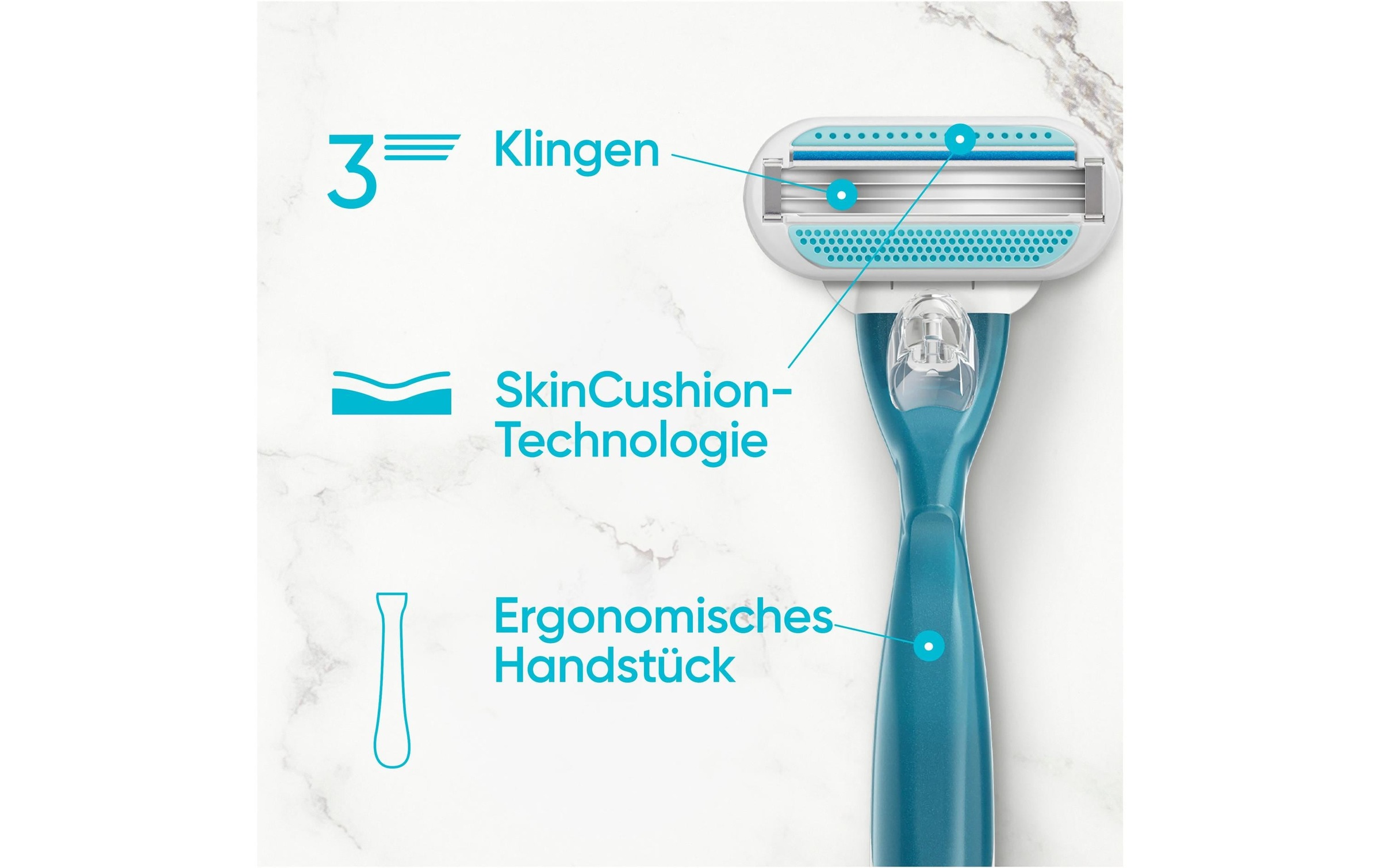 Gillette Venus Rasierklingen »Venus Smooth 8 Stück«