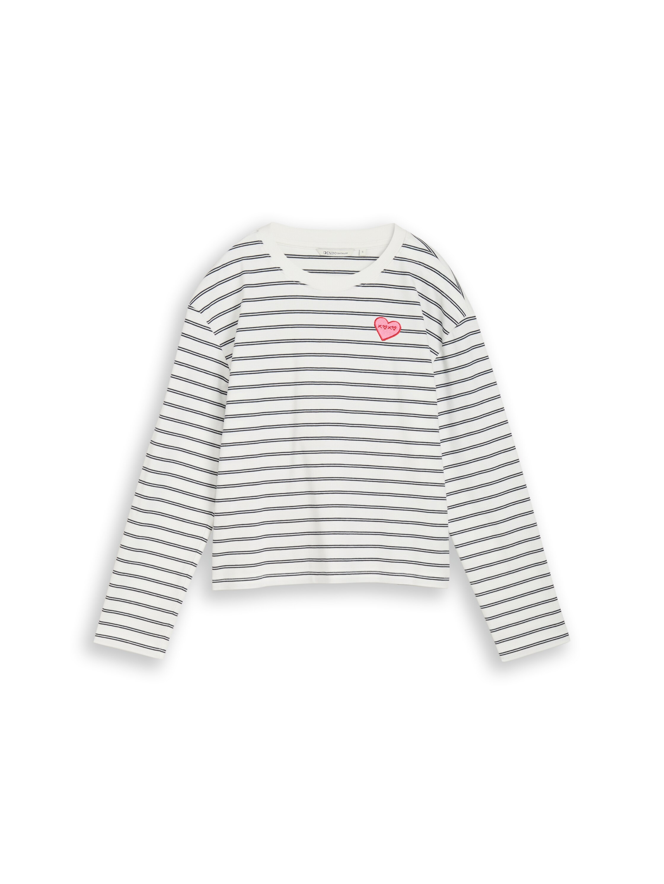 TOM TAILOR Denim T-shirt avec motif rayé