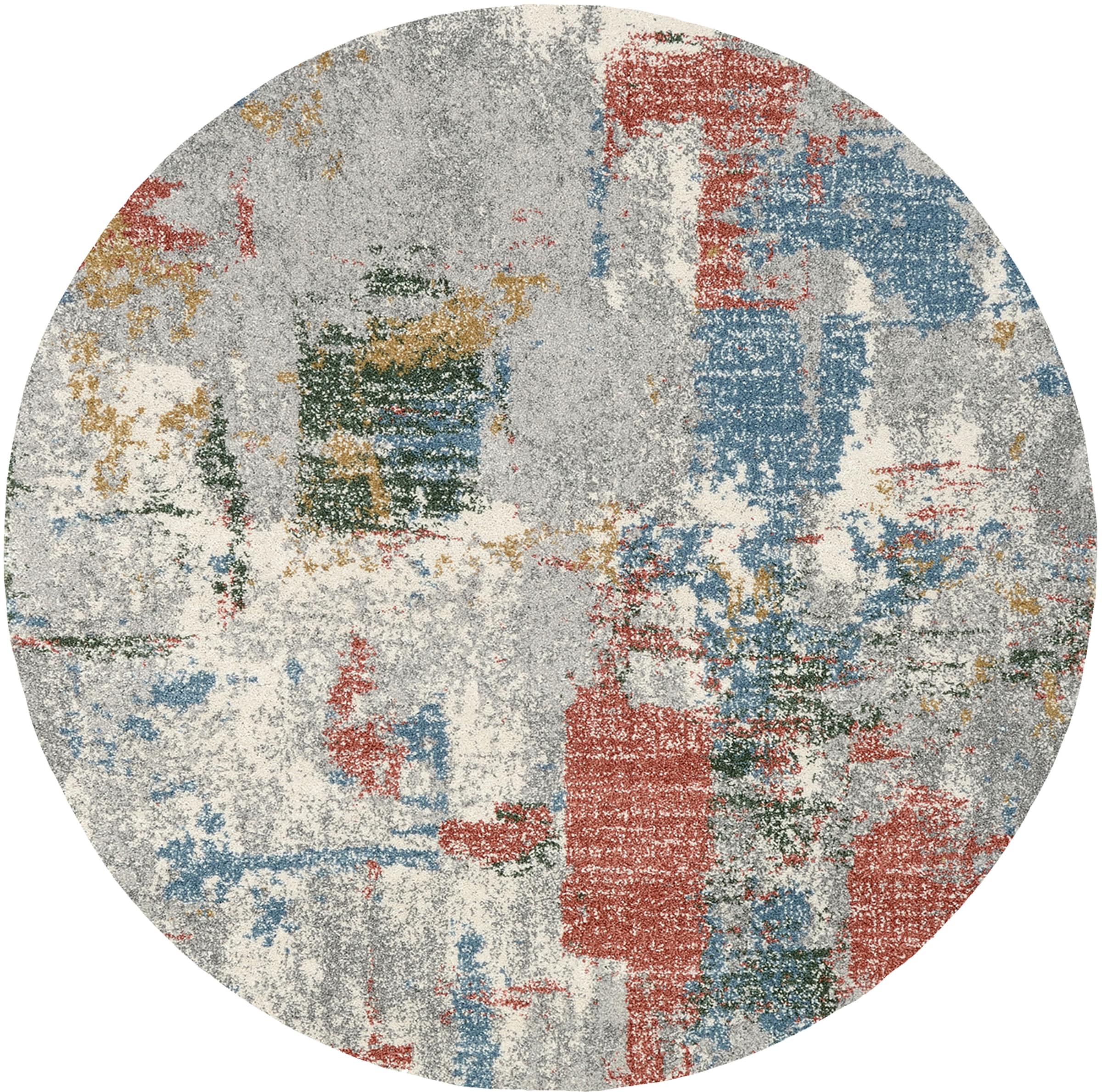 Image of OCI DIE TEPPICHMARKE Teppich "NEW VILLA CITY" rund 20 mm Höhe Vintage Optik, Wohnzimmer