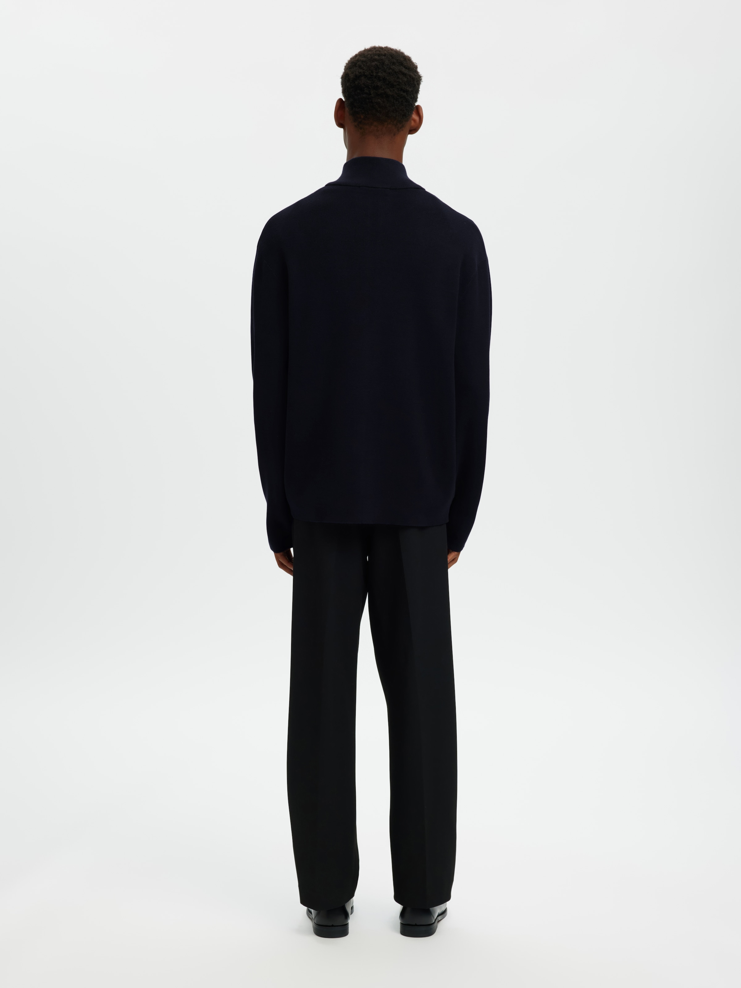 SELECTED Veste en tricot »SLMTELLER FN ZIP CARDIGAN NOOS« mélange viscose, coupe régulière