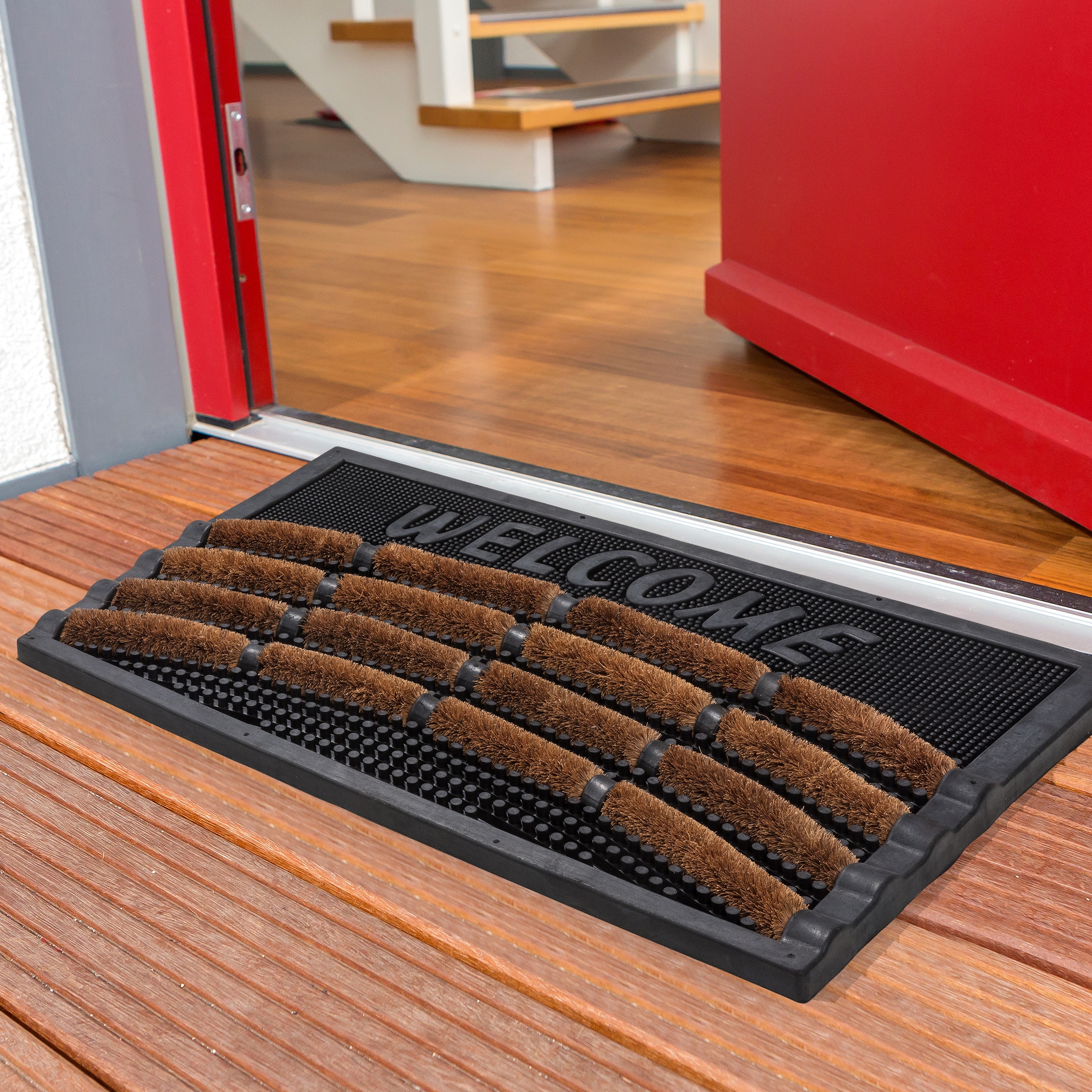 ASTRA Fussmatte »Rimini« rechteckig 30 mm Höhe Schmutzfangmatte, In- und Outdoor geeignet, 40x60 cm