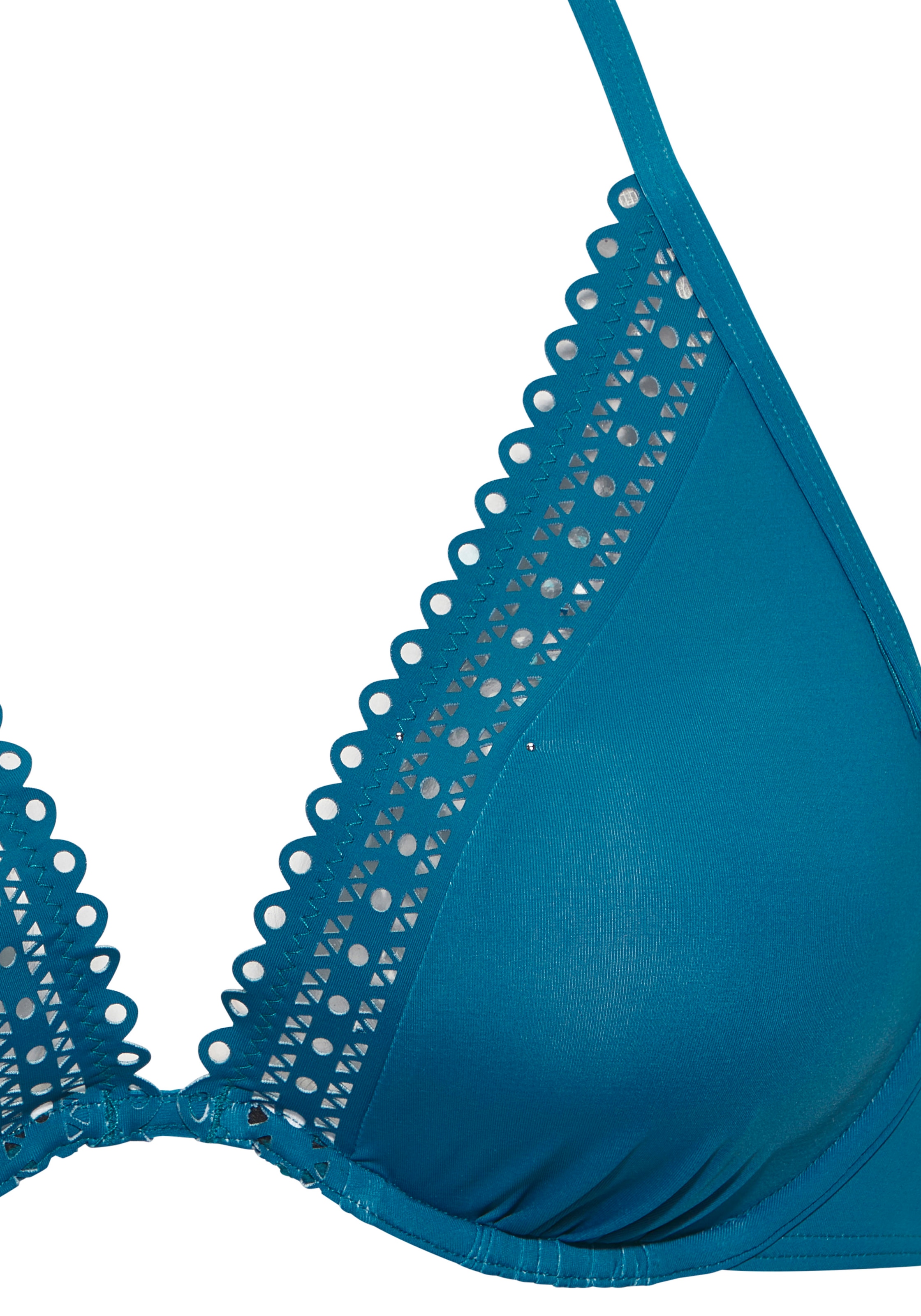 s.Oliver Haut de bikini à armatures »Aiko« mit Häkeloptik