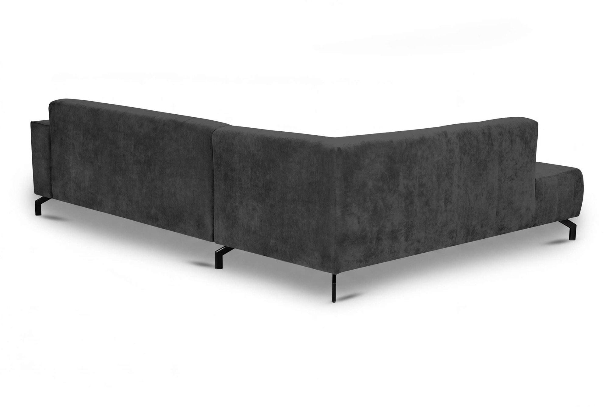 GOODproduct Canapé d'angle »NEW Lorcan« Chenille Bezug, Breite 275 cm, Metallfüsse
