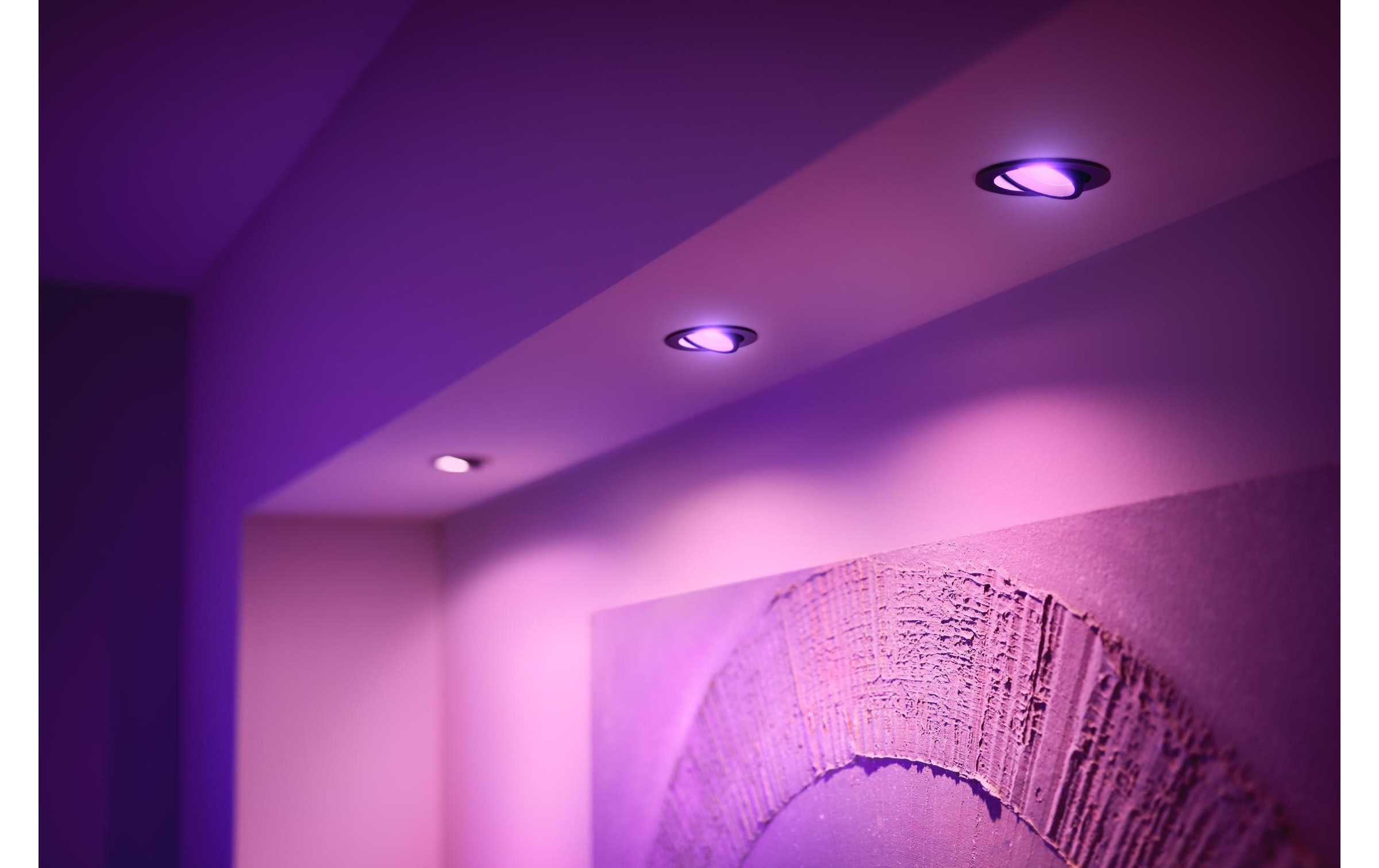 Philips Hue Einbauleuchte »White & Color«, 3 flammig
