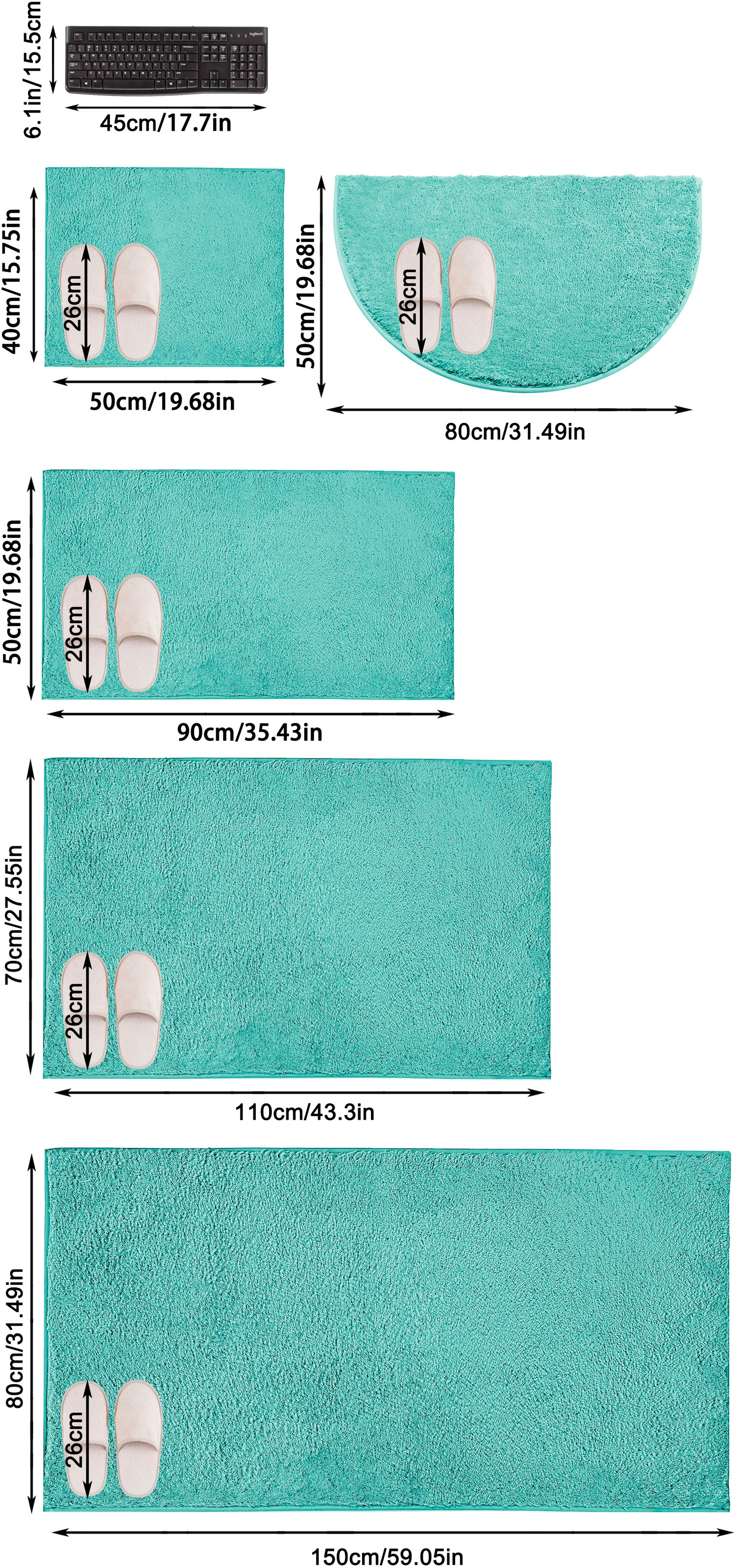 my home Badematte »Juna, Badteppich«, rutschhemmend beschichtet, fussbodenheizungsgeeignet-strapazierfähig, besonders weich, Badematten, unifarben