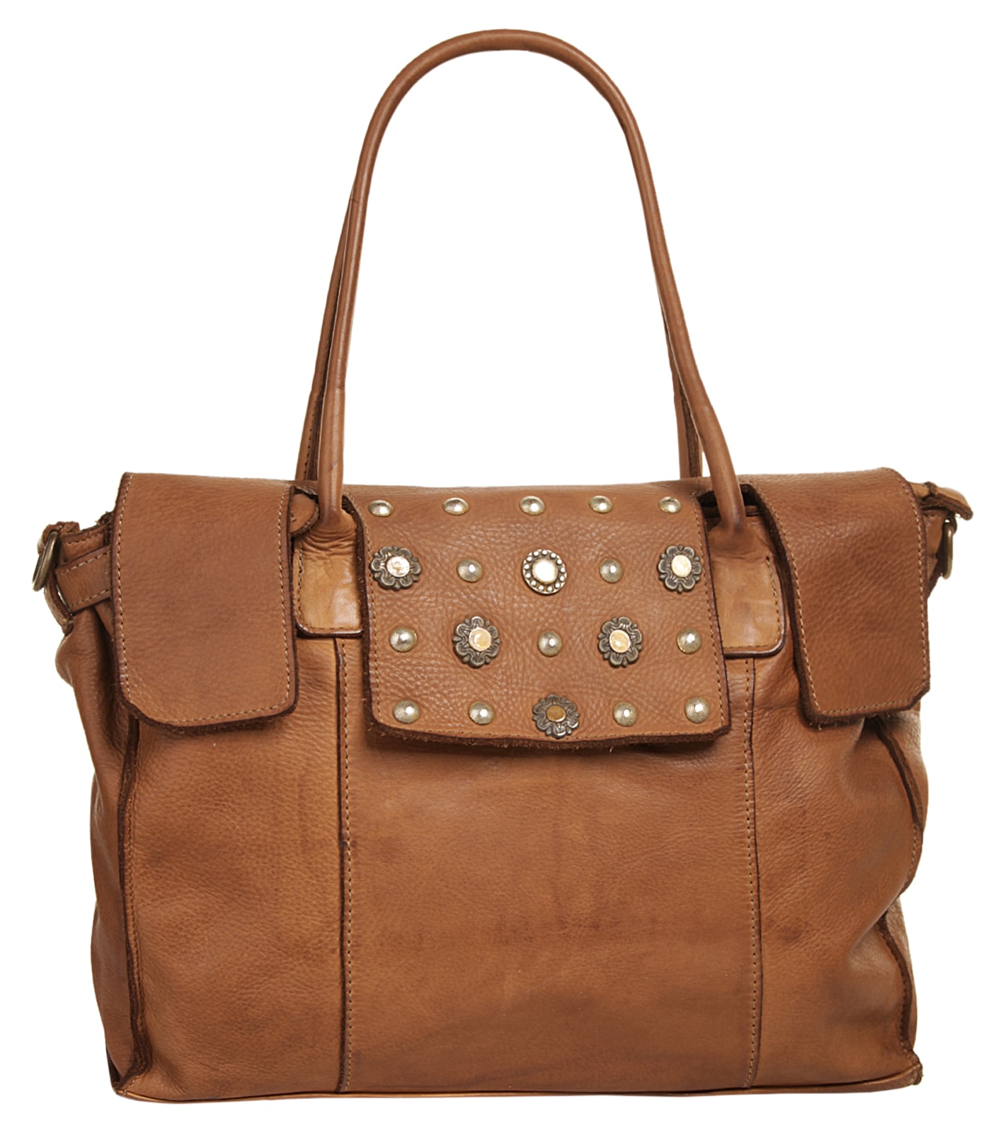 Samantha Look Shopper echt Leder, Made in Italy