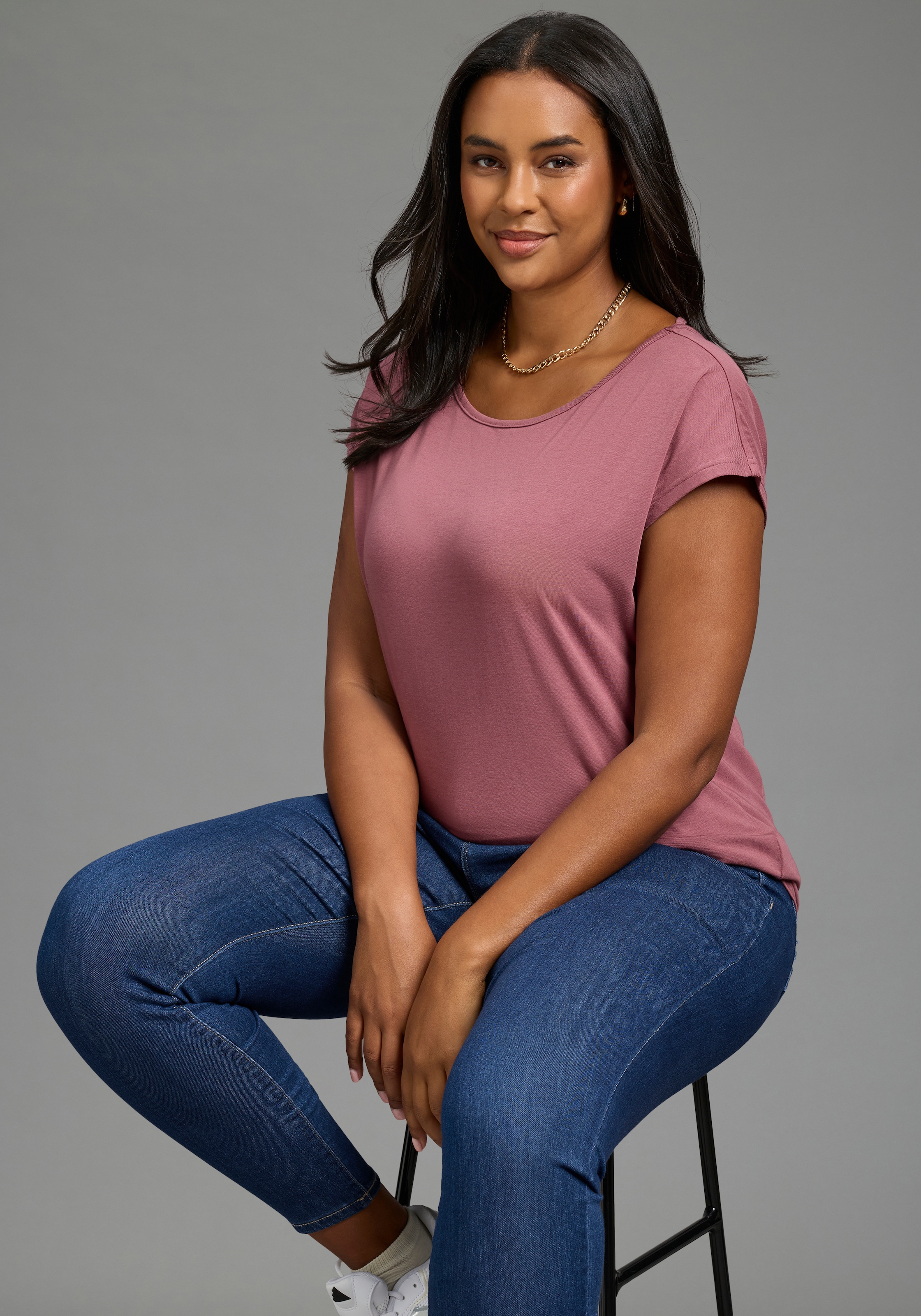 Laura Scott CURVE T-shirt de yoga »Grosse Grössen«