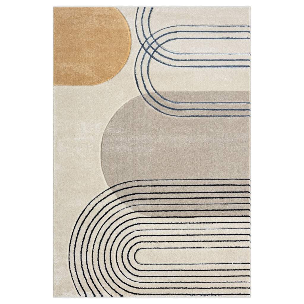 Carpet City Teppich »BONITO 7157«, rechteckig, Flachflor, Hochtief-Muster/ 3D-Effekt, Wohnzimmer