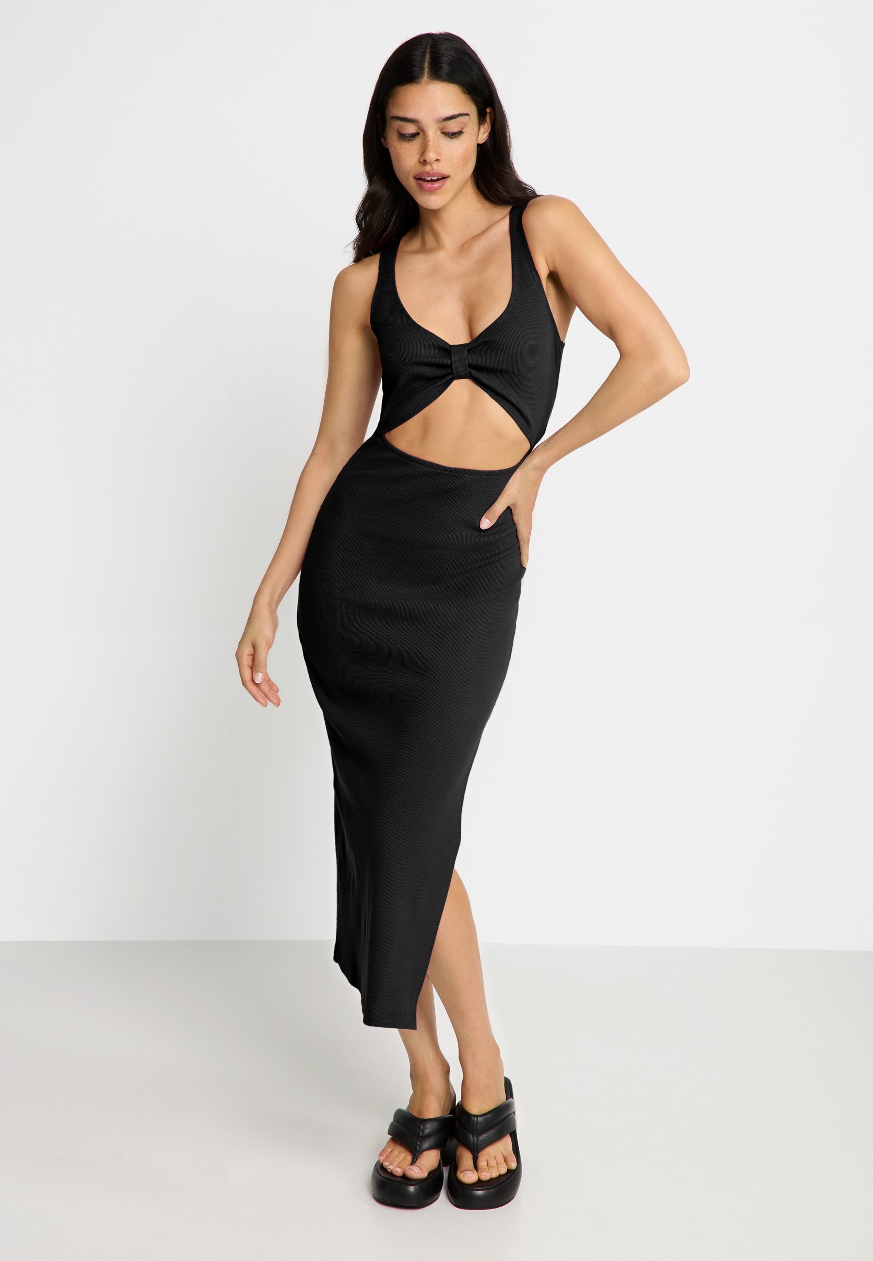 Image of LSCN by LASCANA Midikleid aus weicher Rippware