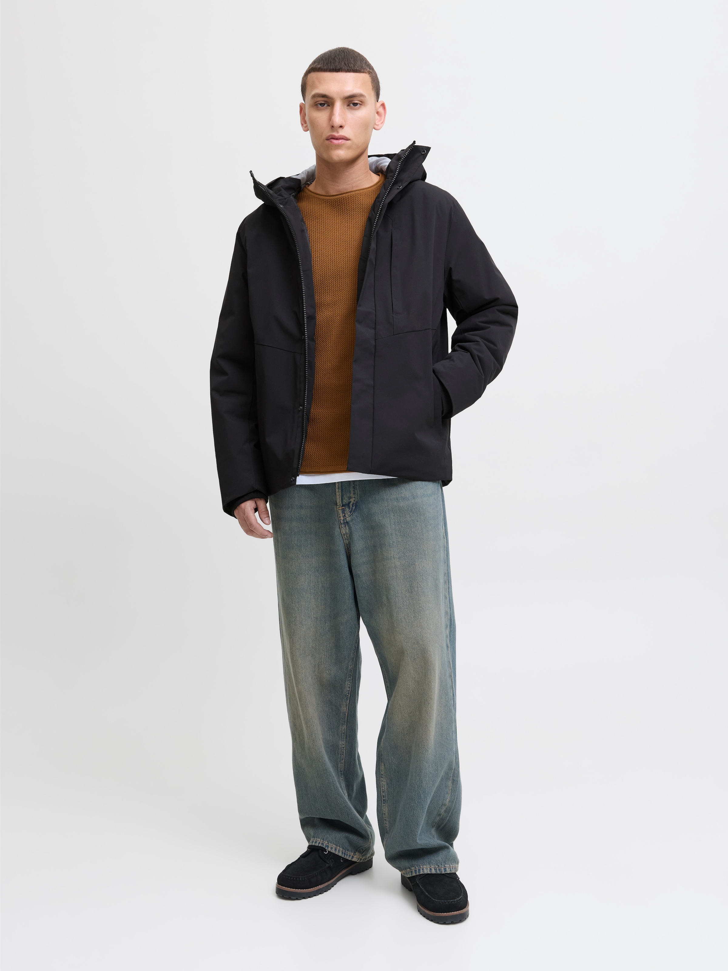 Jack & Jones Veste d'extérieur »JJEKEEN JACKET AW25 SN« mit Kapuze