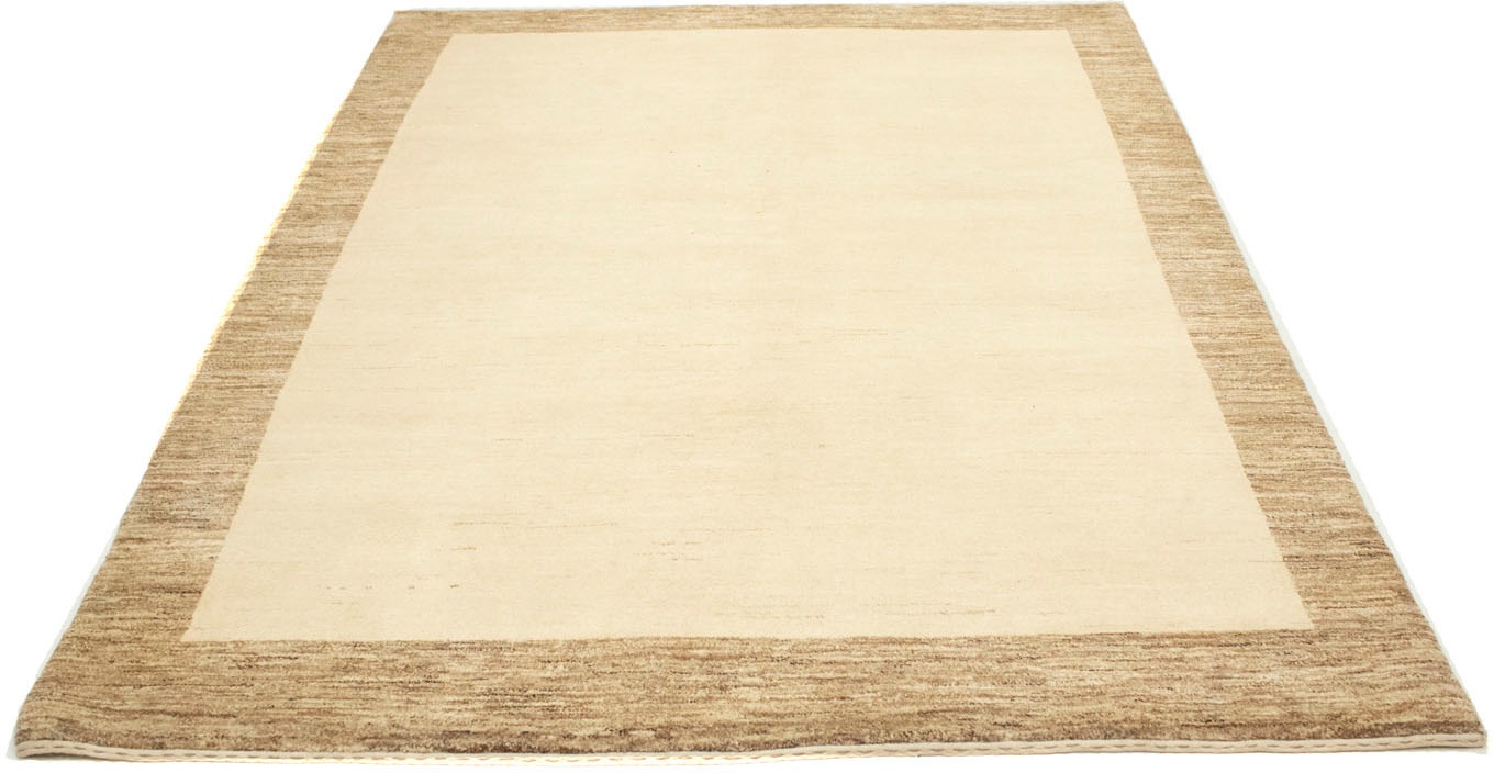 morgenland Wollteppich »Gabbeh Teppich handgeknüpft beige«, rechteckig,  handgeknüpft bequem kaufen