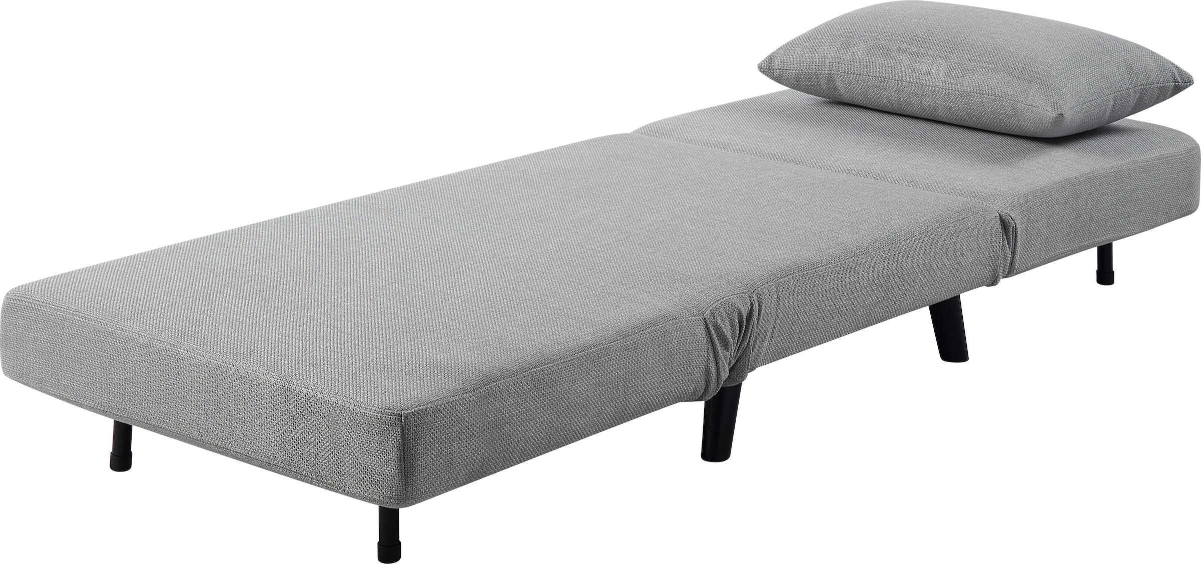 ATLANTIC home collection Sessel »Robby«, inkl. Bettfunktion, mehrfach verstellbar, Strukturbezug