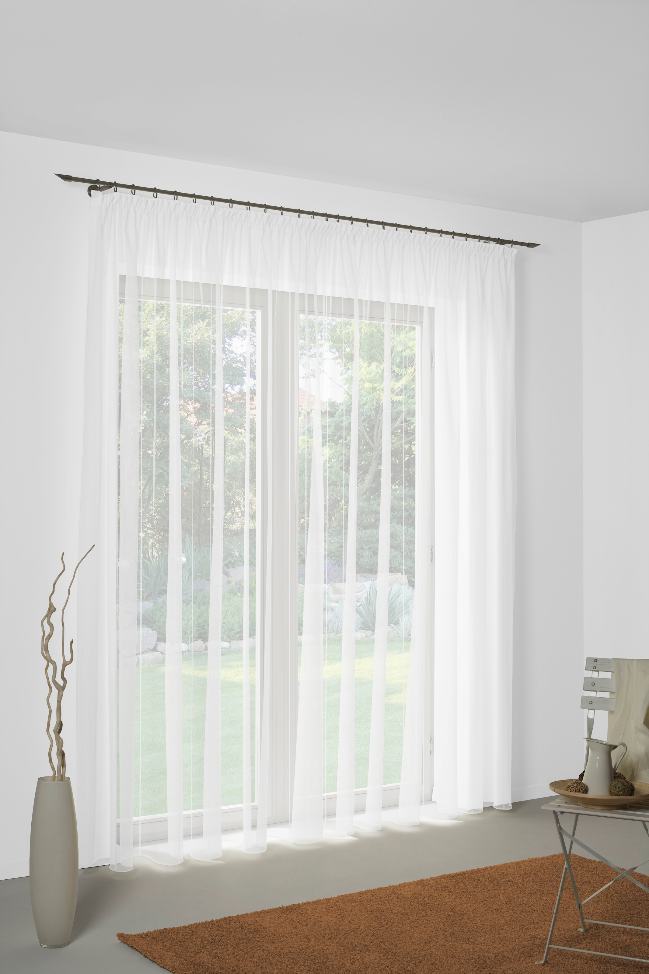 Image of Wirth Vorhang "CHARLOTTE" Faltenband 1 Stk. tlg. Store