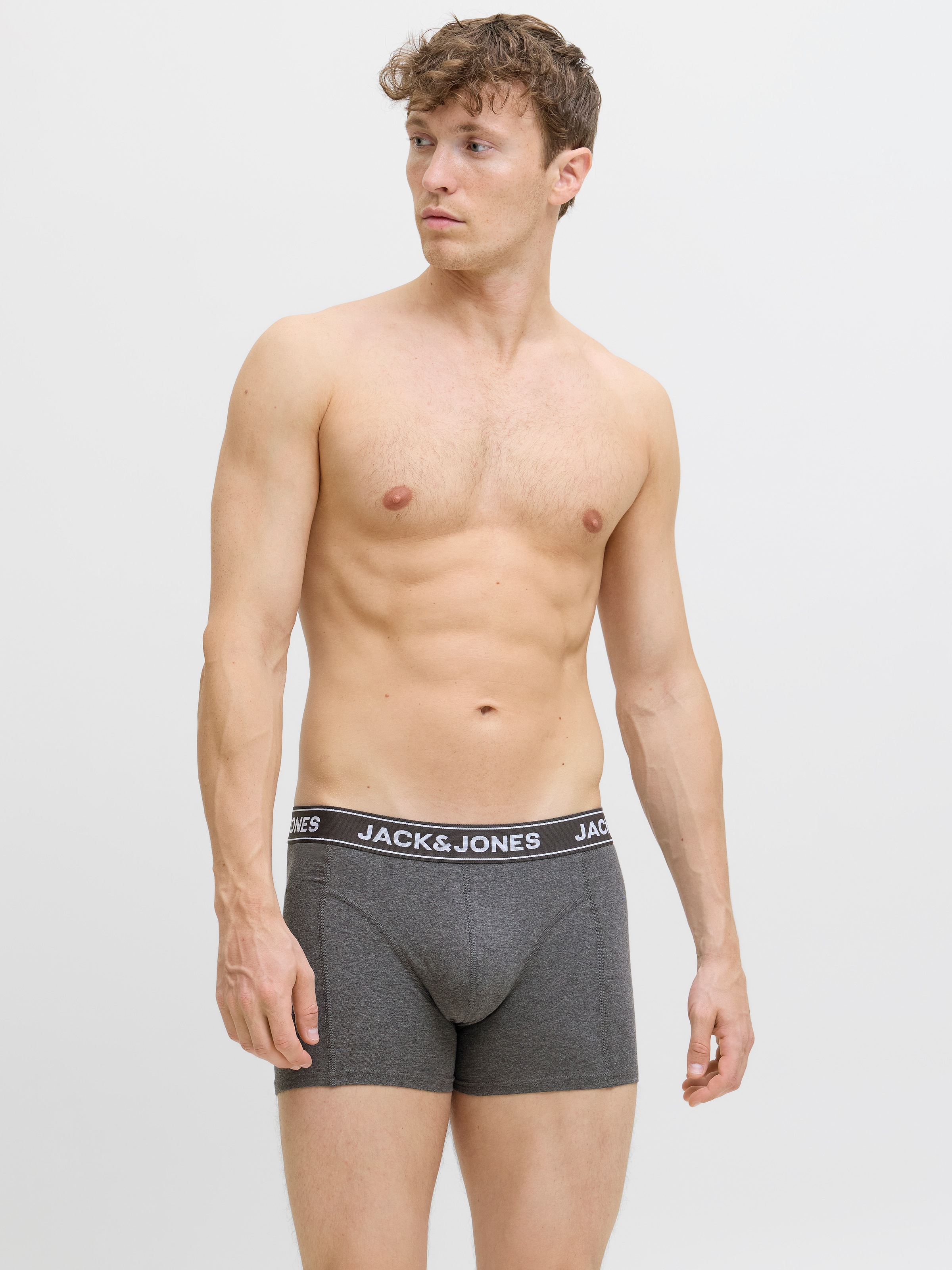 Jack & Jones PlusSize Tronc »JACBLACK FRIDAY TRUNKS 5 PACK ONLI PLS« Paquet, 5 cuis mélange de coton, extensible