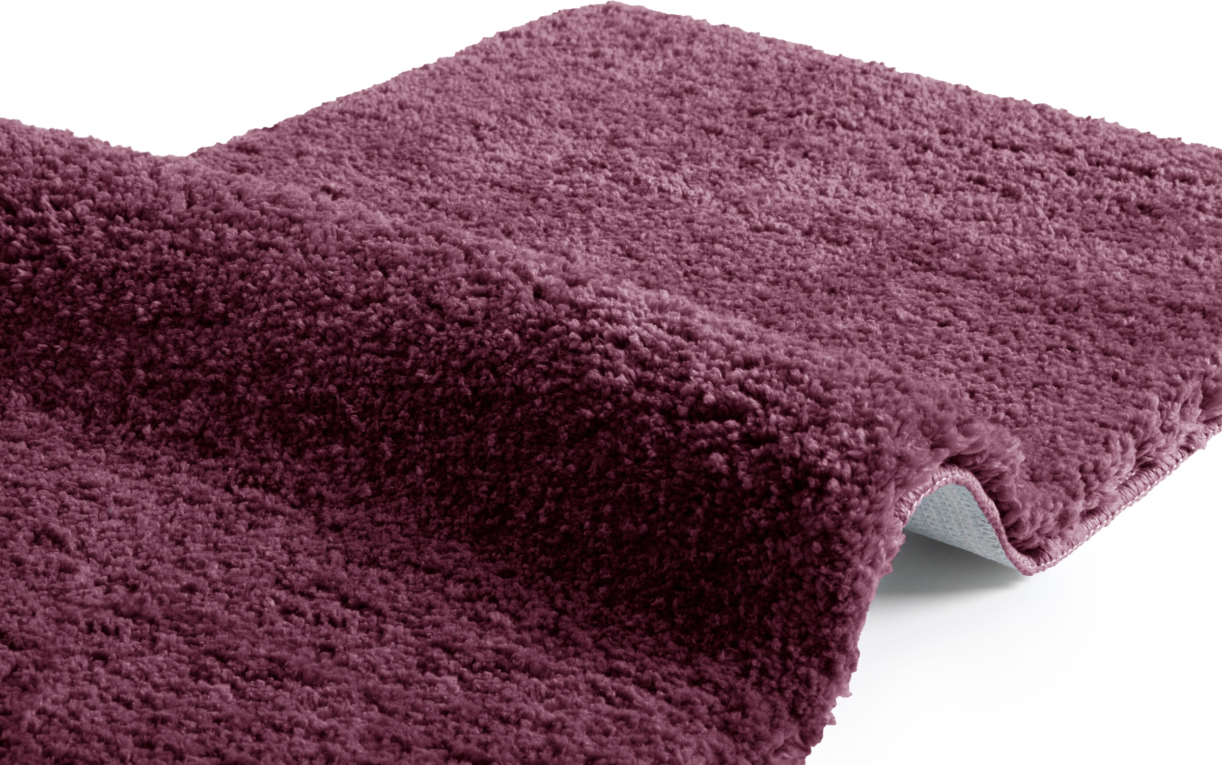 my home Badematte »Sanremo, Badvorleger, Badezimmer Teppich, sehr weich«, rutschhemmend beschichtet, fussbodenheizungsgeeignet-schnell trocknend, Badteppich, unifarben, rechteckig, rund & als 3-tlg. Set erhältlich