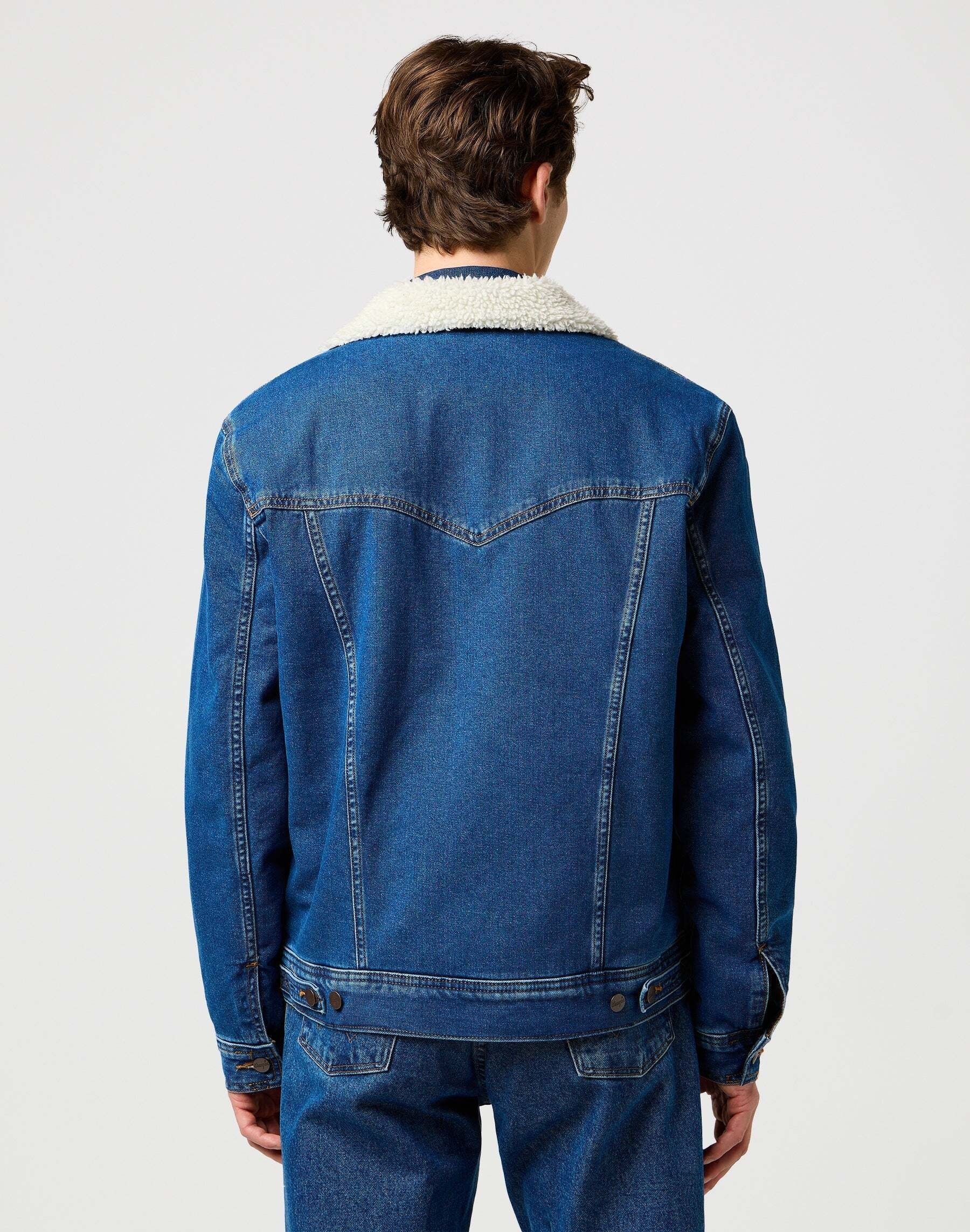 Wrangler Jeansjacke »WRANGLER Jeansjacke Sherpa Classic Jacket«