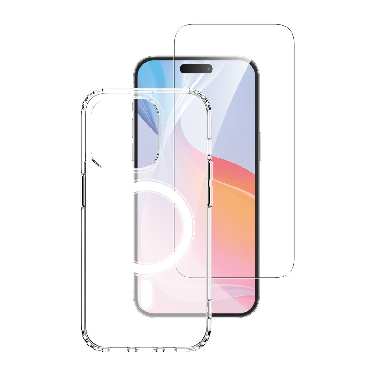 4smarts Handyhülle »360° Premium Protection Set für Apple iPhone 16 Pro«, Backcover, Schutzhülle, Handyschutzhülle, Case, Schutzcase, stossfest