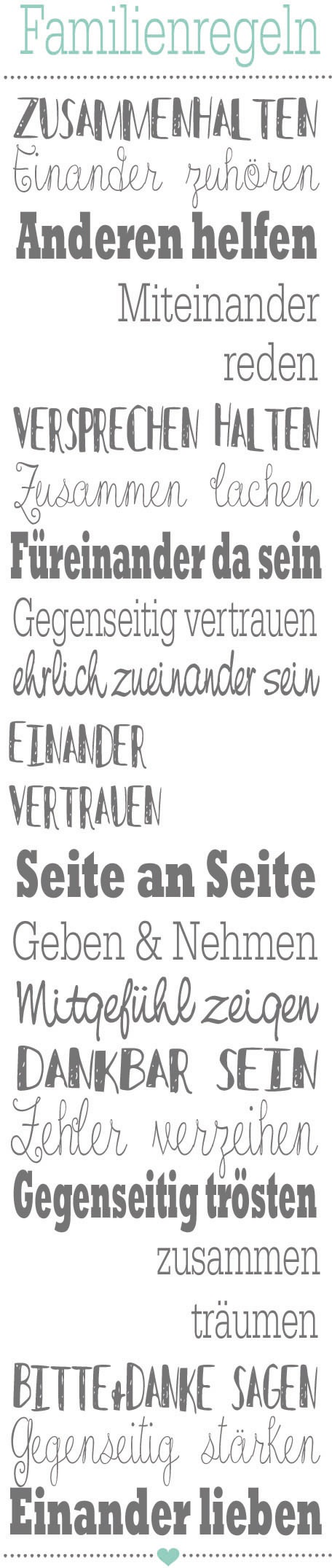 Image of Bönninghoff Leinwandbild »Familienregeln«, (1 St.) bei Ackermann Versand Schweiz