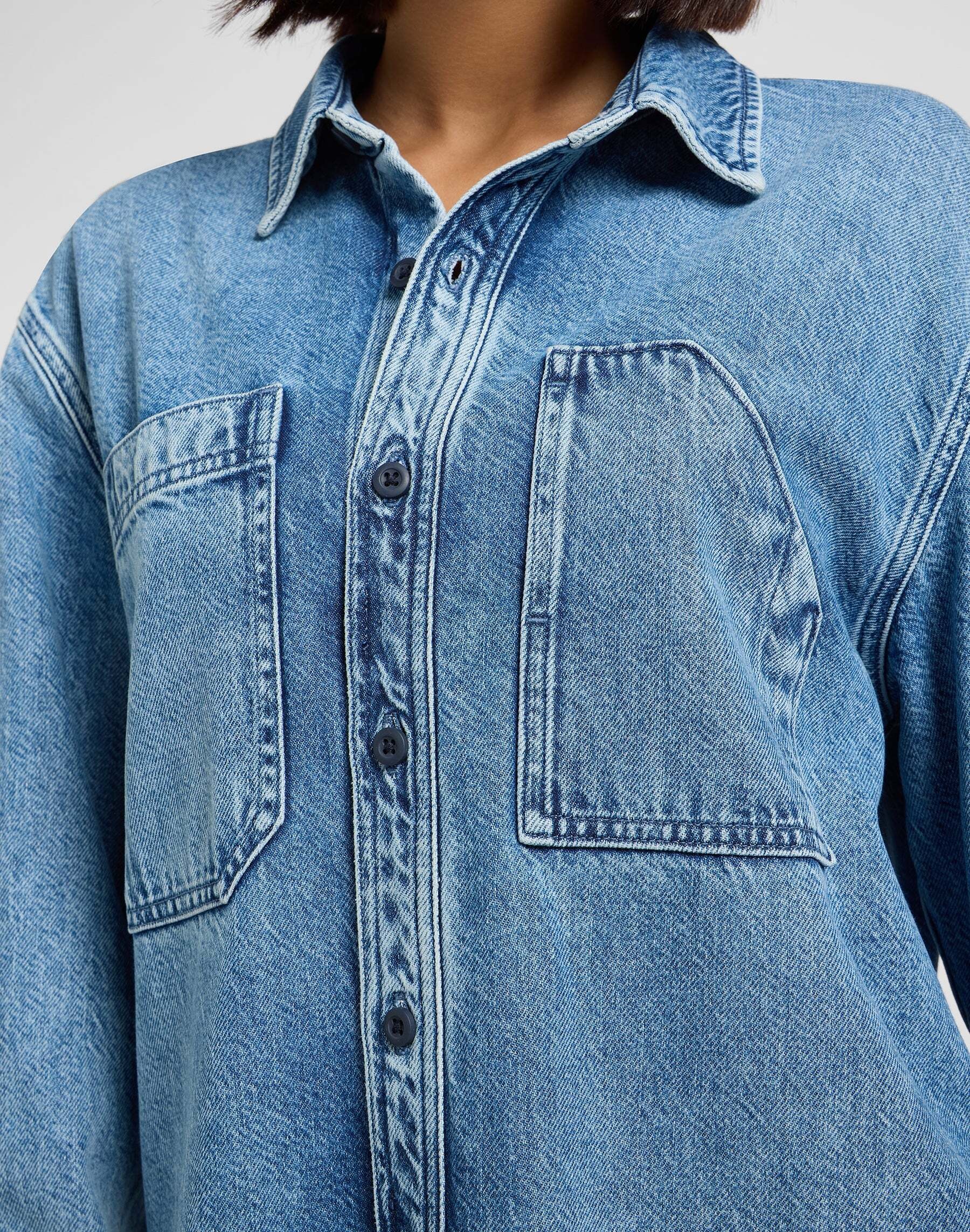 Lee® Jeanshemd »LEE Jeanshemd Engineer Overshirt«