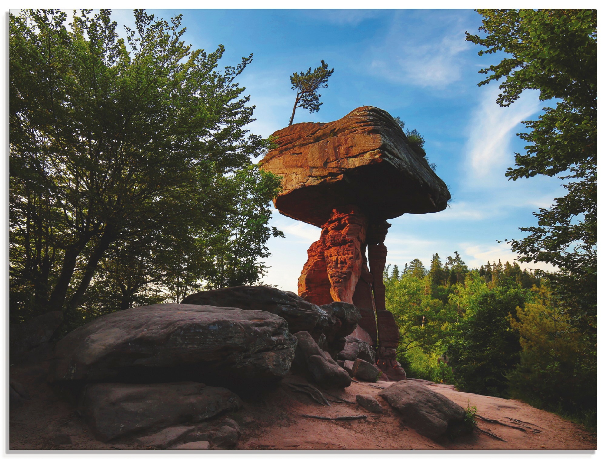 Image of Artland Glasbild »Teufelstisch«, Felsen, (1 St.) bei Ackermann Versand Schweiz
