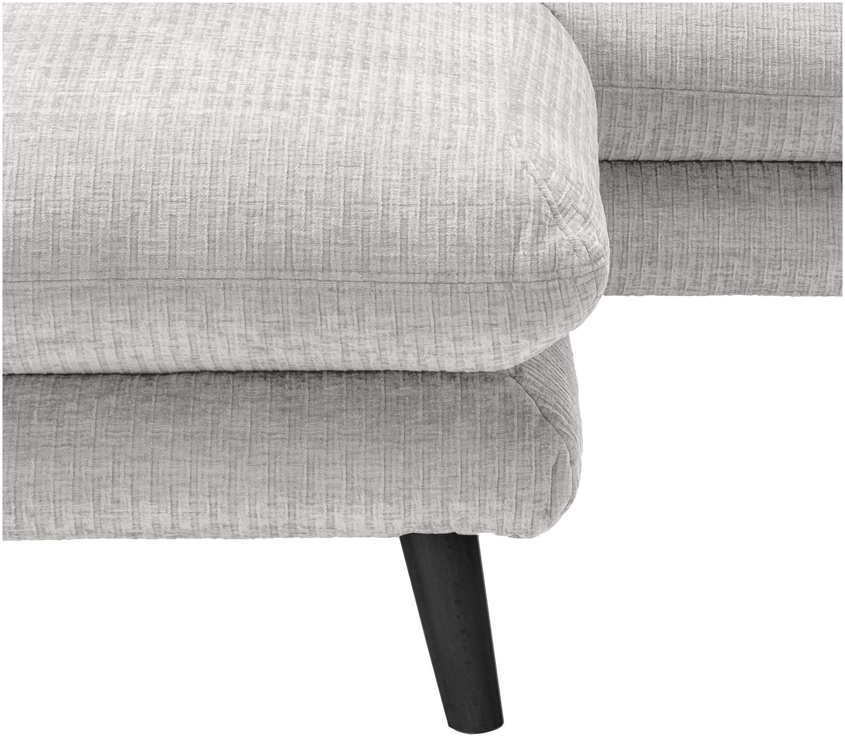 Home affaire Canapé d'angle »Lazio modernes Design, bequem, schmale Armlehnen, OTTOs Choice« zwei verschiedene Fussfarben wählbar