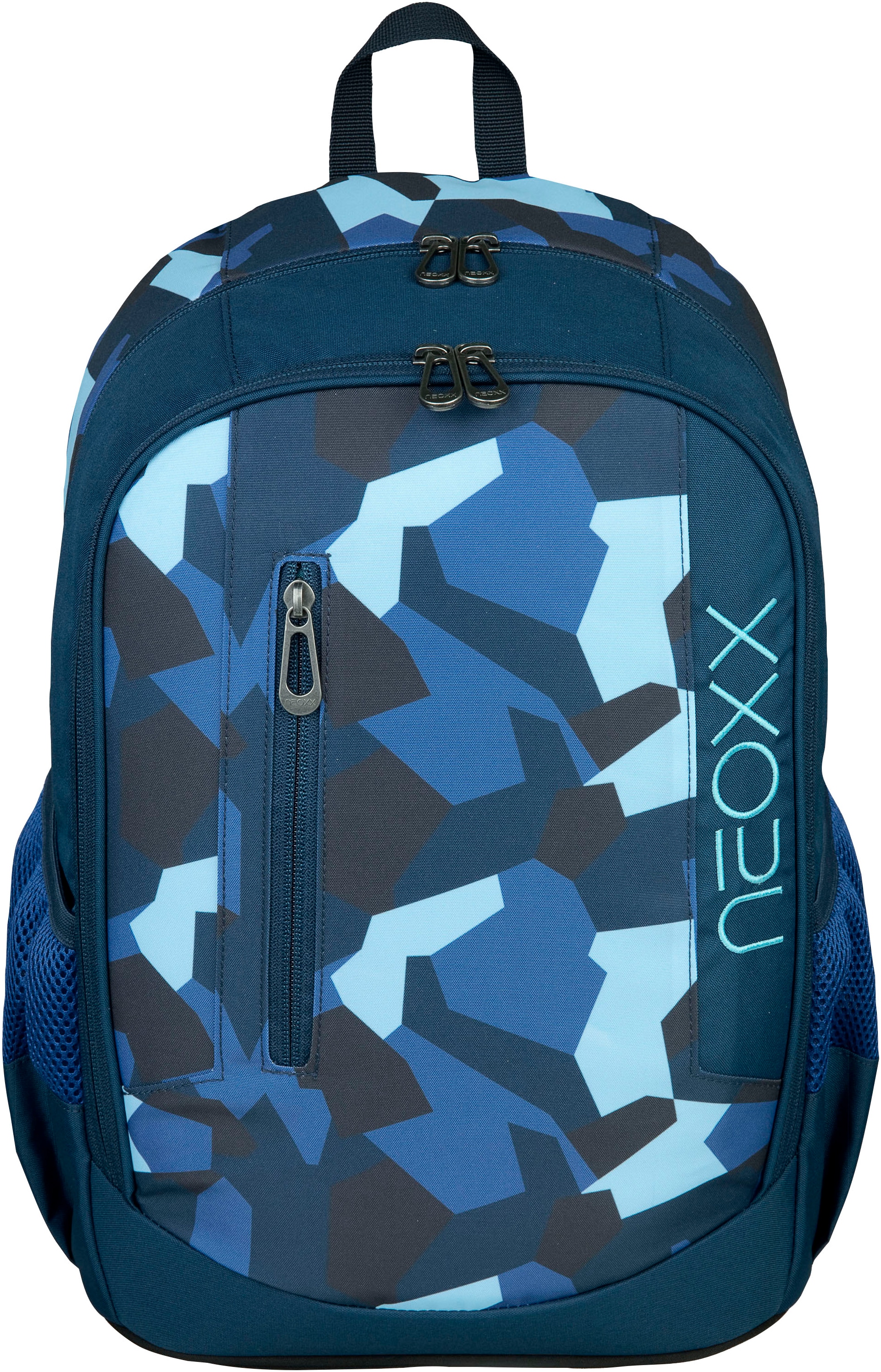 neoxx Schulrucksack »Flow, Camo Nation«, teilweise aus recyceltem Material