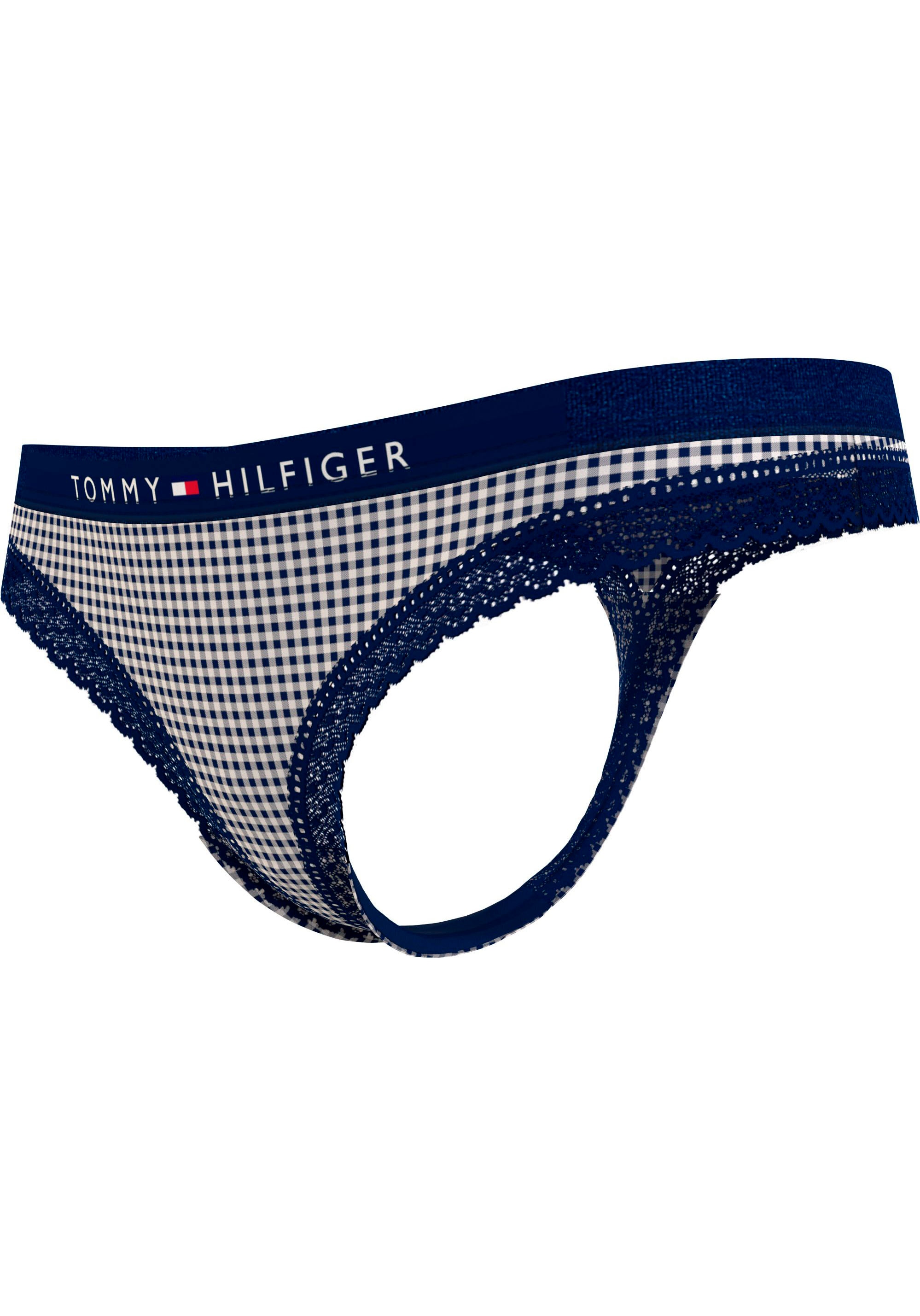 Tommy Hilfiger Underwear Slip »THONG PRINT«, mit Logoschriftzug am Bund