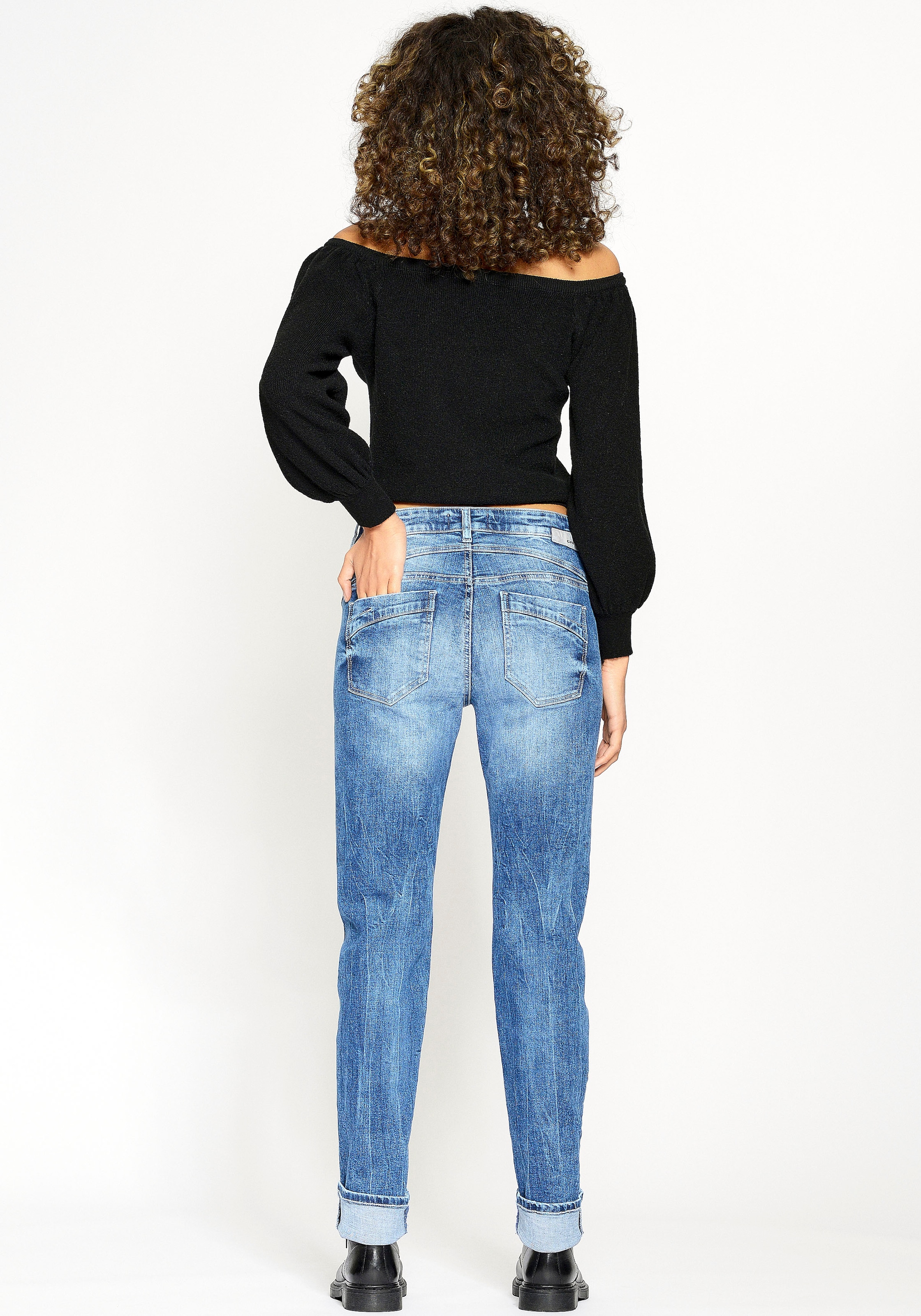 versandkostenfrei GANG Straight-Jeans »94RUBINA« bestellen ♕