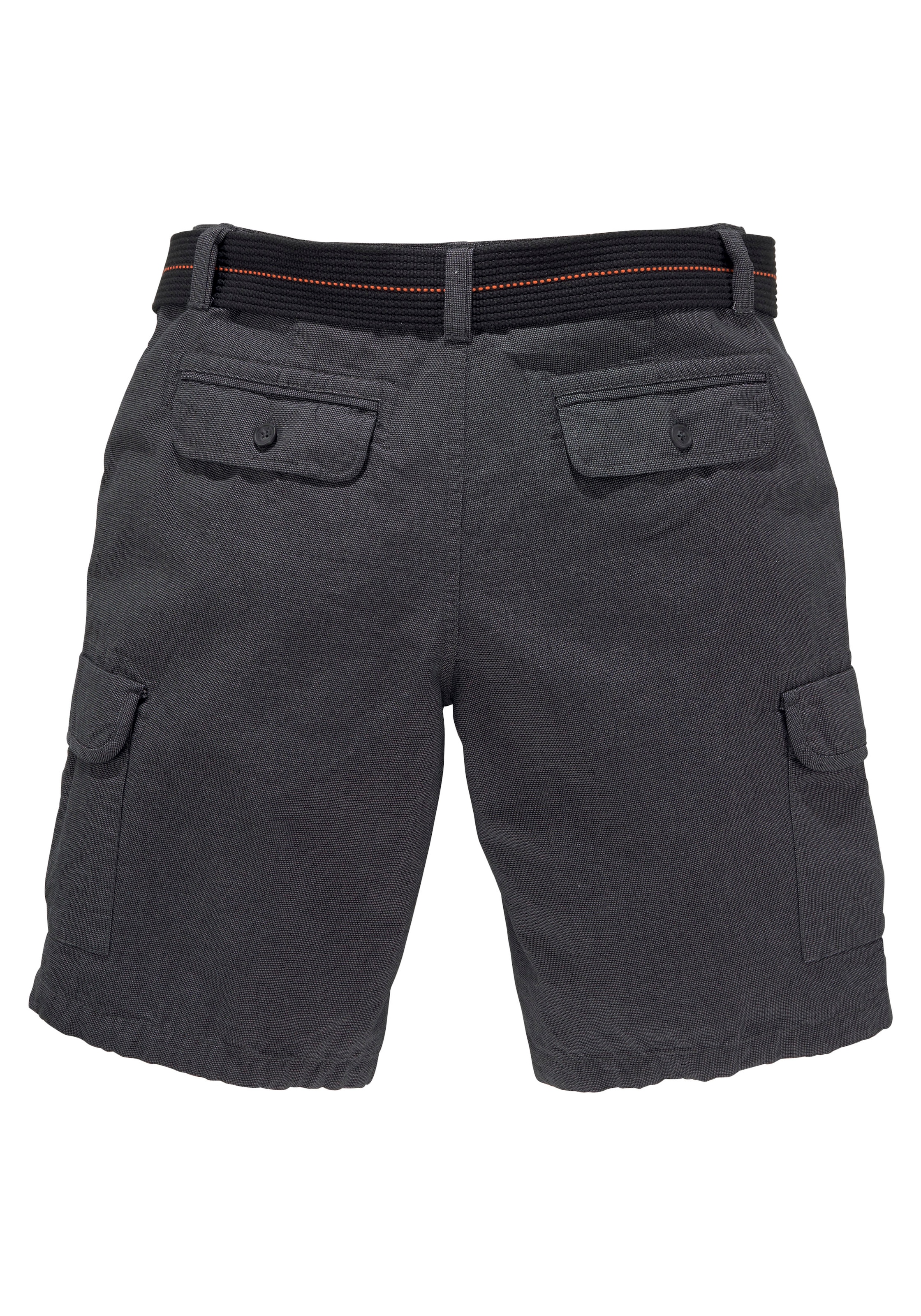 Bruno Banani Cargoshorts, (Set, 2 tlg., mit abnehmbarem Gürtel), mit modischer Struktur