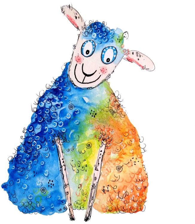 Image of Wall-Art Wandtattoo »Lebensfreude - Happy Sheep«, (1 St.) bei Ackermann Versand Schweiz