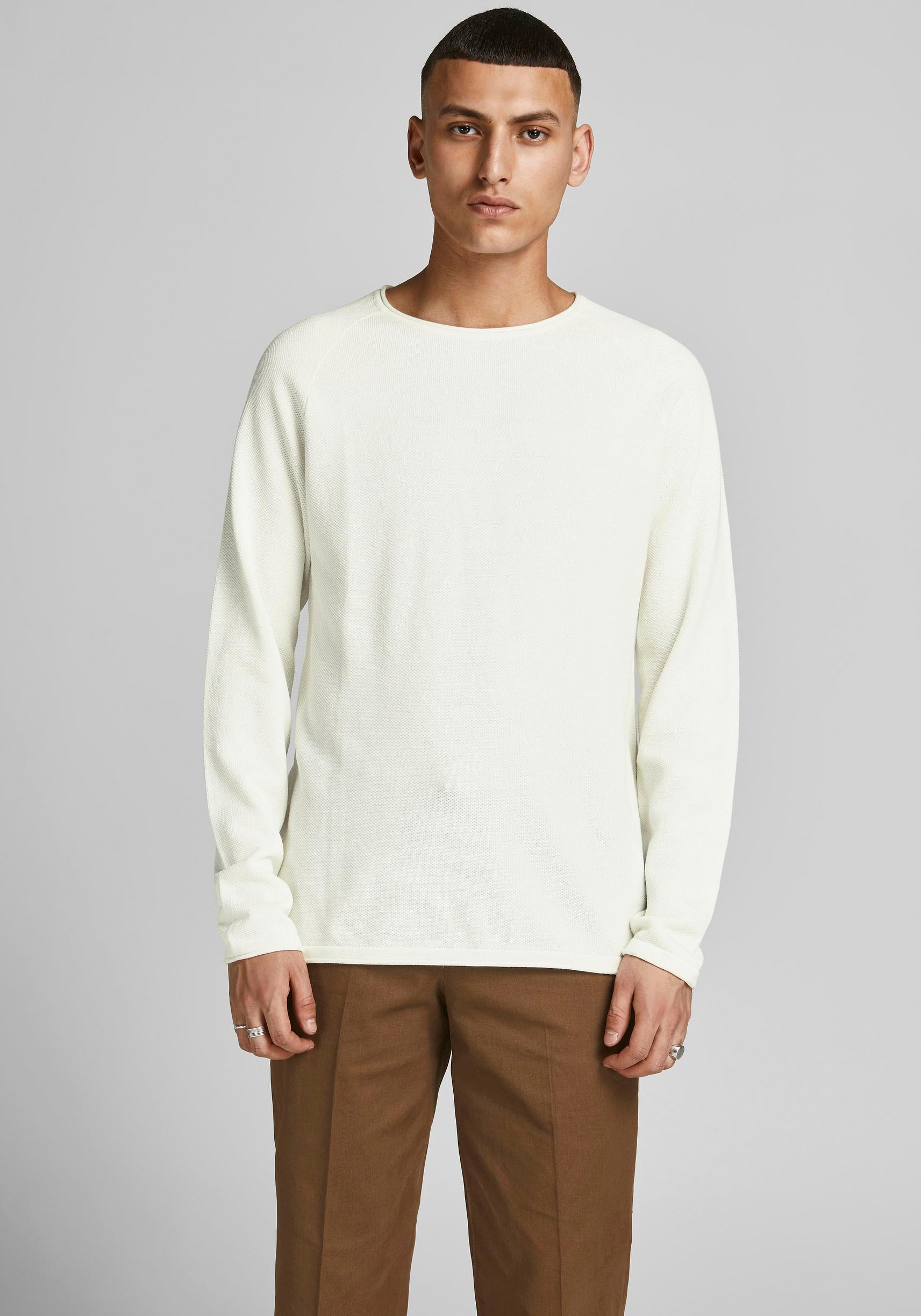 Jack & Jones Rundhalspullover »HILL KNIT«