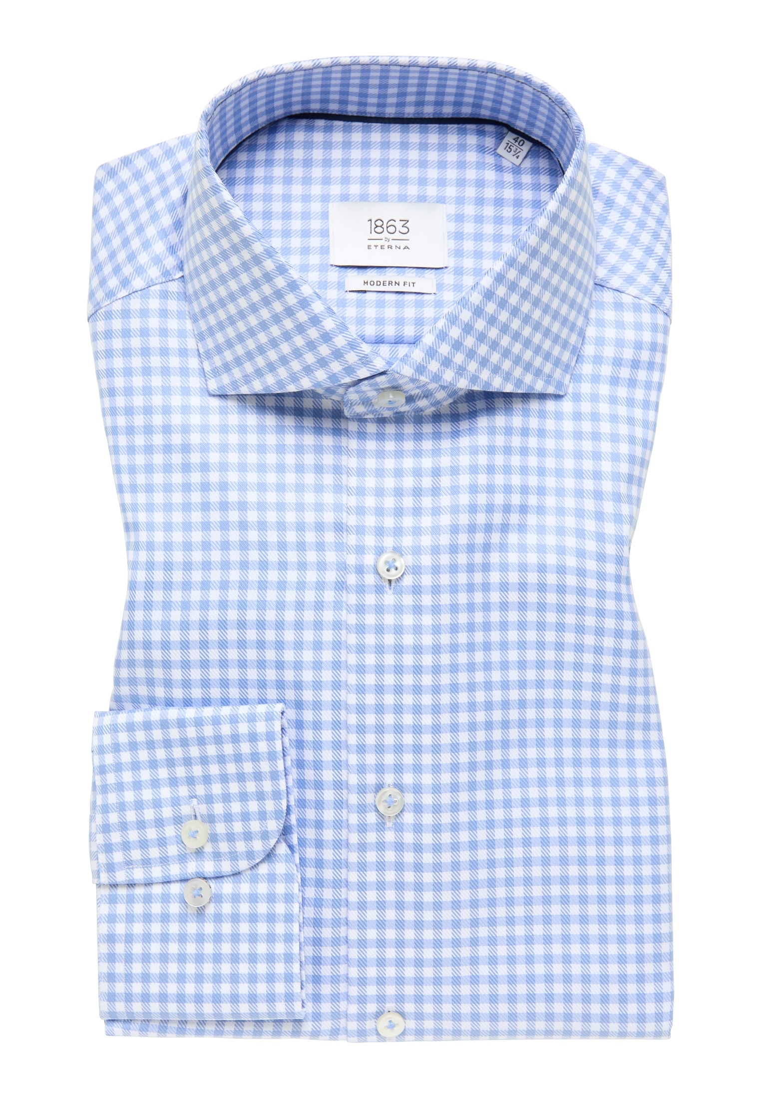 Eterna Langarmhemd »MODERN FIT« NON IRON (bügelfrei)