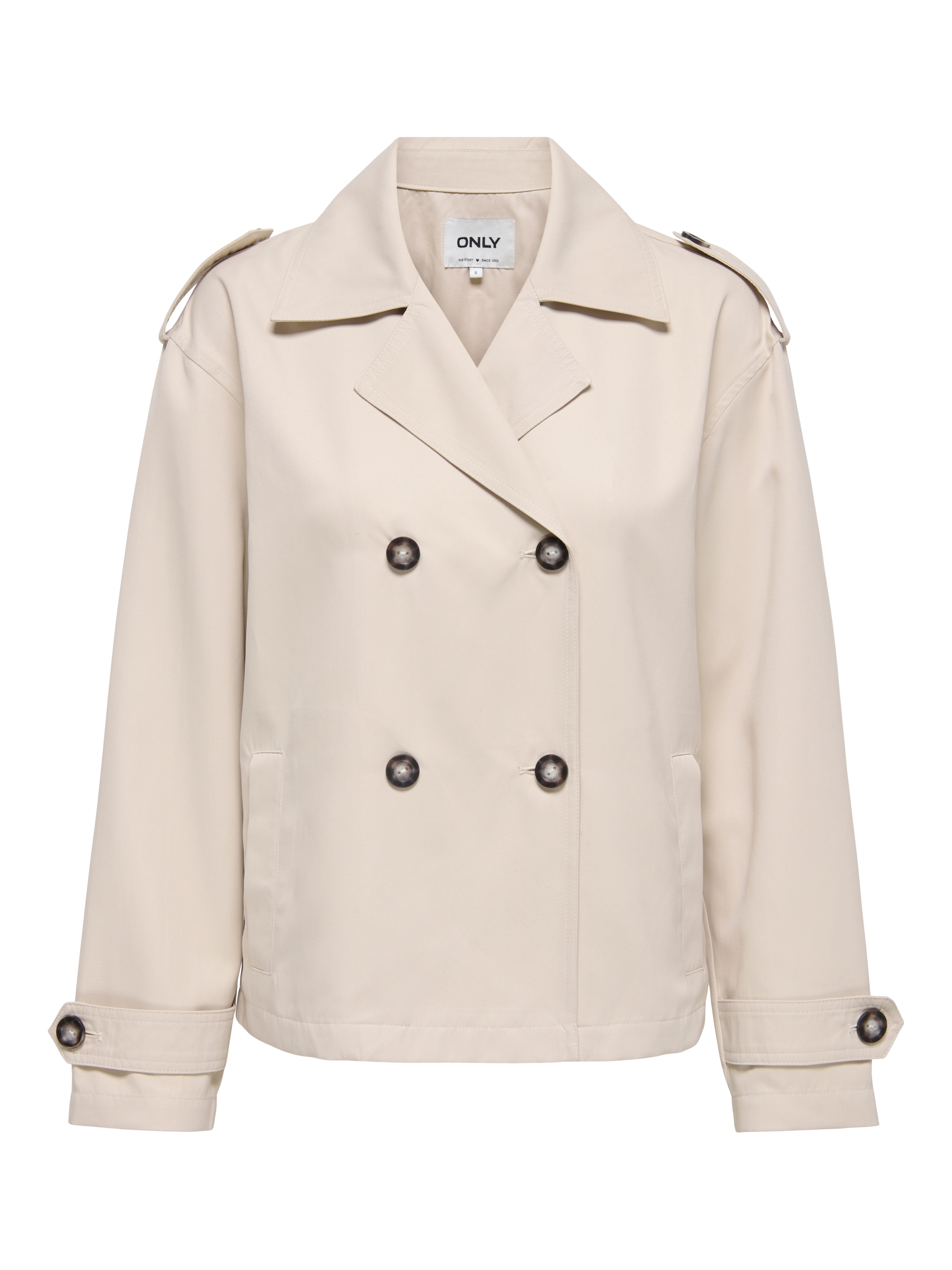 ONLY Veste courte »ONLHANNAH SHORT LIFE TRENCHCOAT OTW« Trenchcoat Style