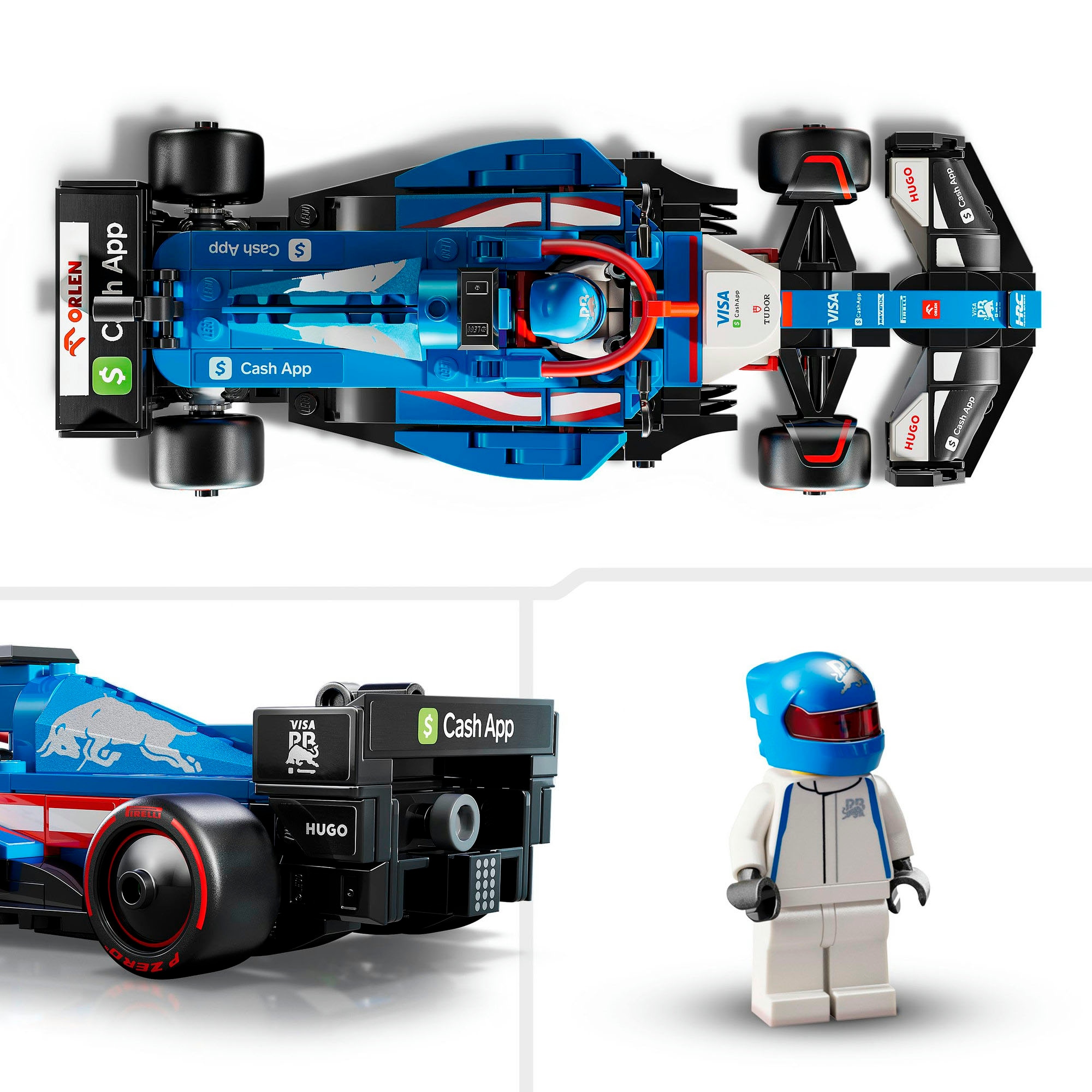 LEGO® Pions de construction »Visa Cash App RB VCARB 01 F1® Rennauto (77246), LEGO® Speed Champions« Made in Europe