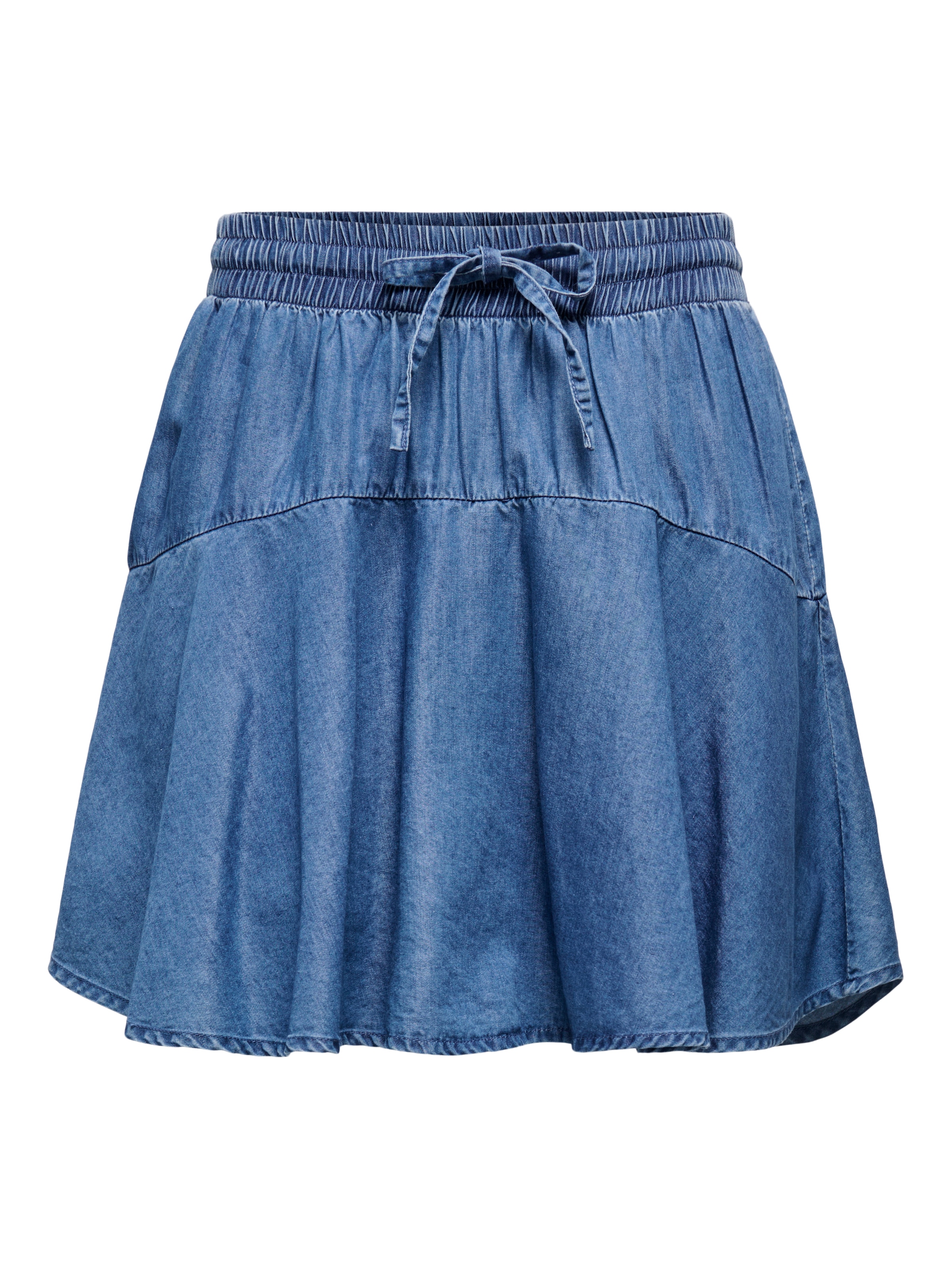 ONLY Jupe-culotte »ONLBEA ELAS STRING CUT SKORT DNM« mélange de coton