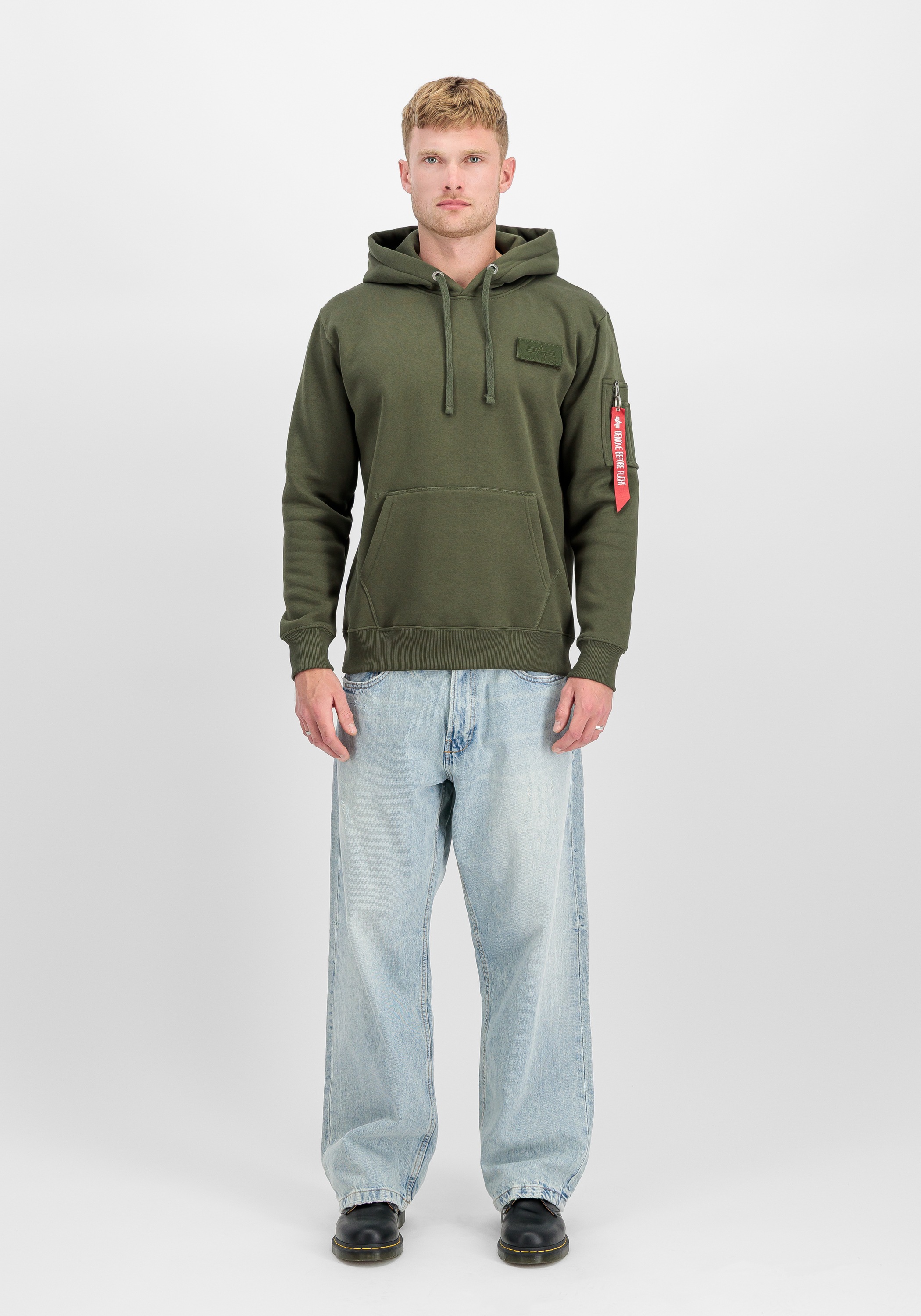 Alpha Industries Hoodie »Red Stripe Hoodie Kapuzensweatshirt«