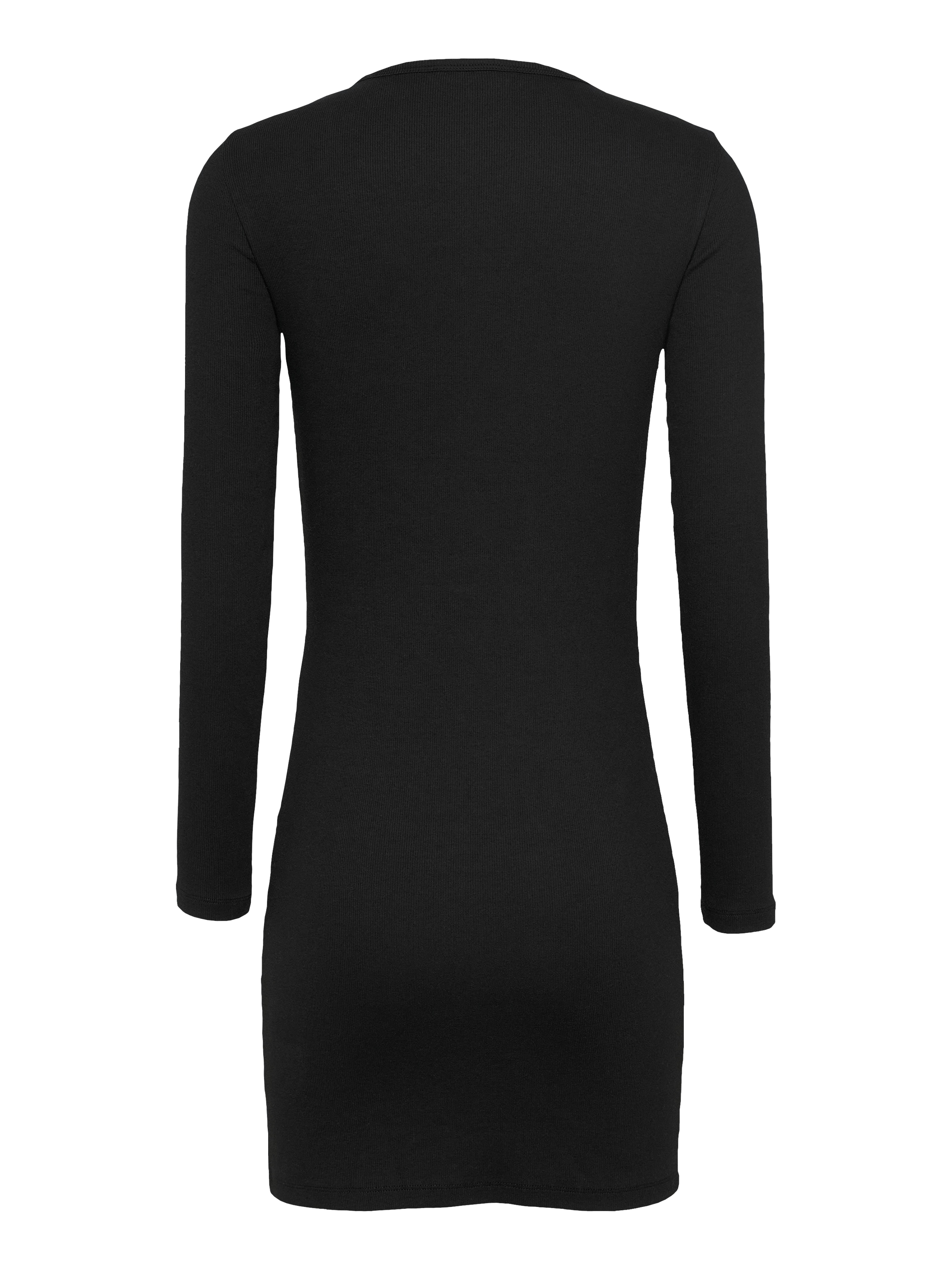 Tommy Jeans Curve Jerseykleid »TJW BADGE RIB BODYCON DRESS EXT«, in Grossen Grössen, Rippware, Bodycon
