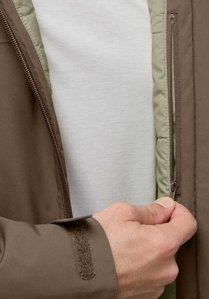 Jack Wolfskin Outdoorjacke »WISPER INS JKT M«, mit Kapuze
