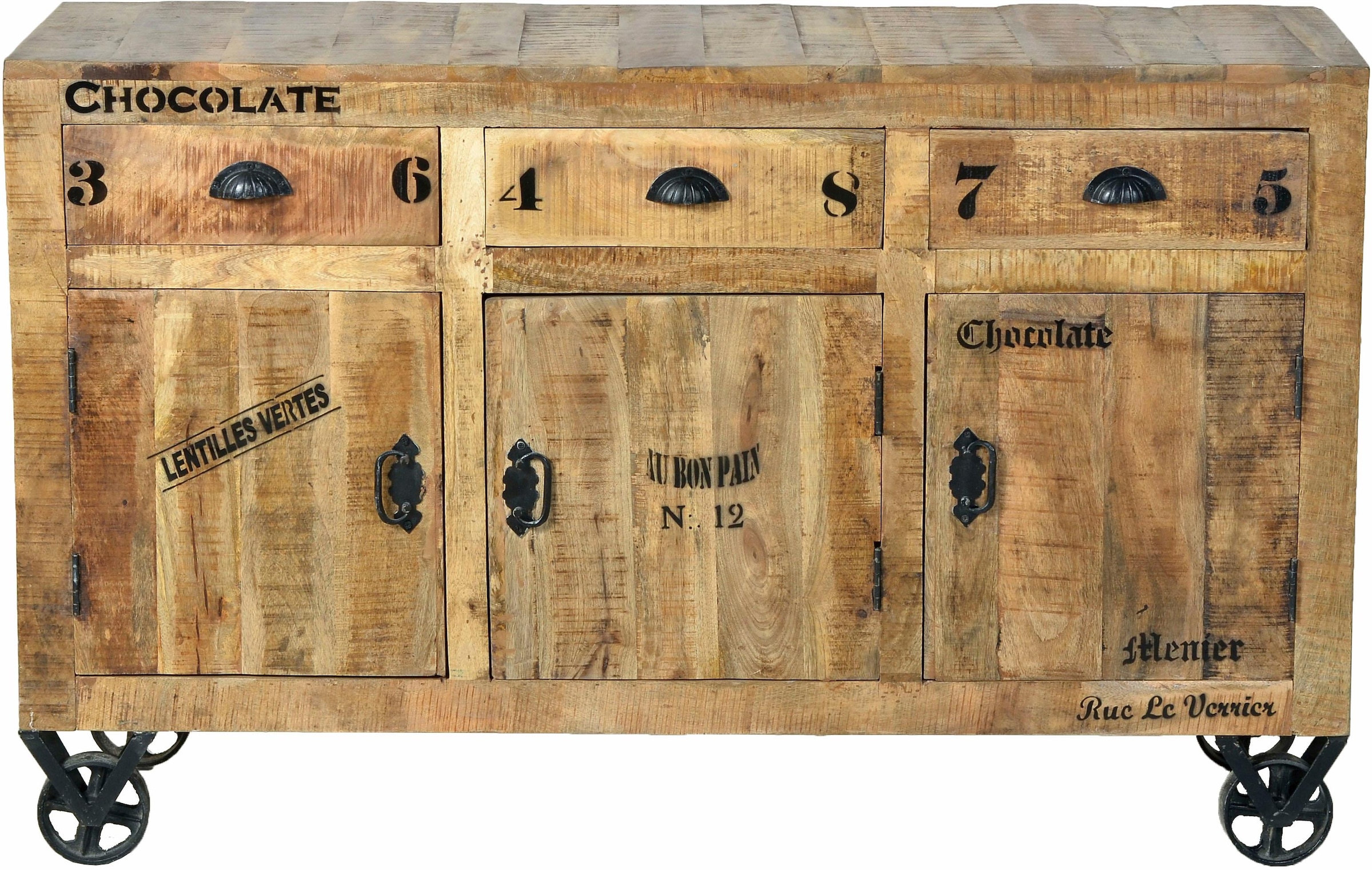 SIT Sideboard »Rustic«, im Factory Design, Breite 140 cm, Shabby Chic,  Vintage versandkostenfrei auf