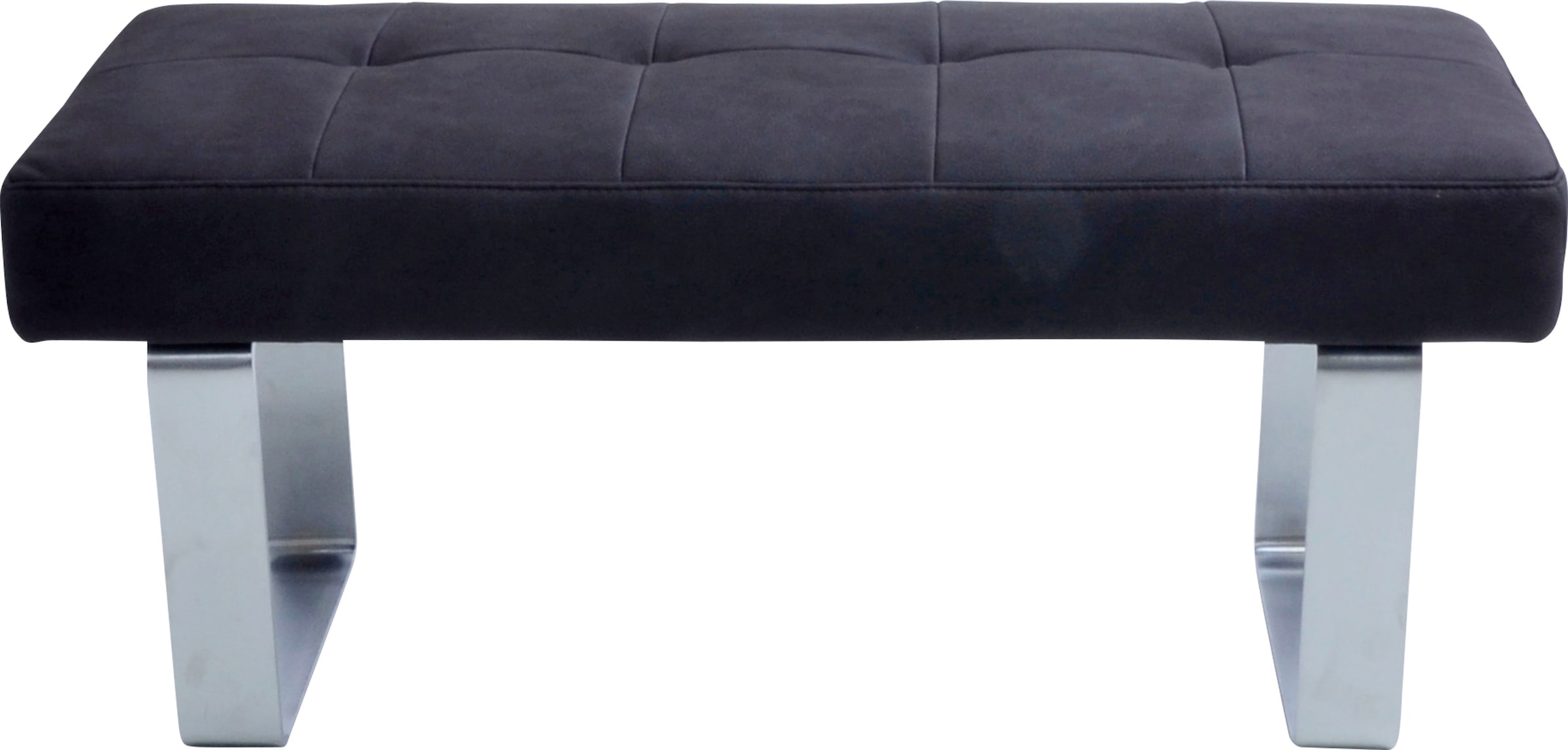 K+W Komfort & Wohnen Banc à tabouret »Santos II« Coussin d'assise en mousse froide de haute qualité, largeur env. 113 cm