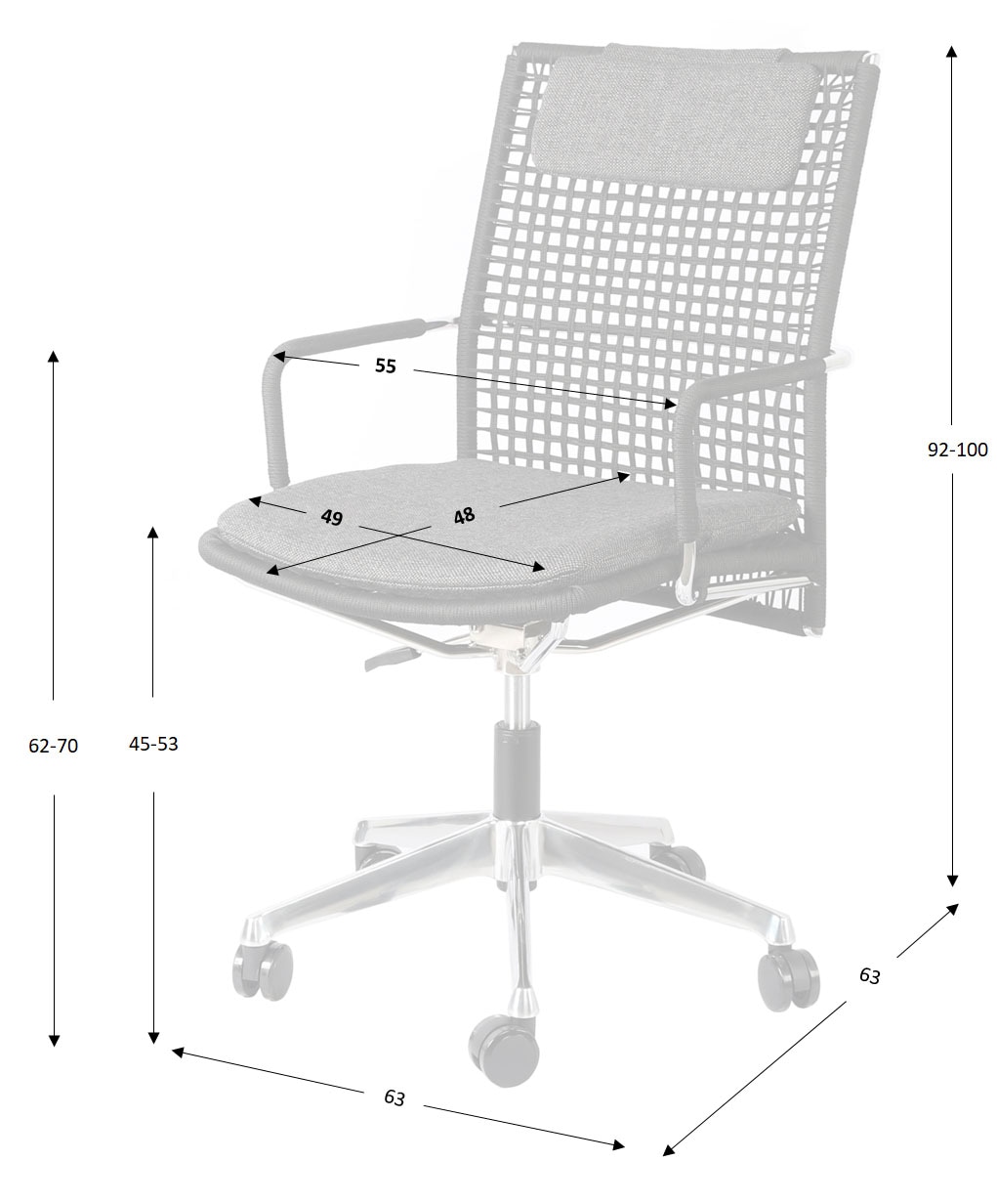 andas Bürostuhl »Cordy«, by geflochtene Georgsen Morten Rückenlehne, kaufen Webstoff, Design