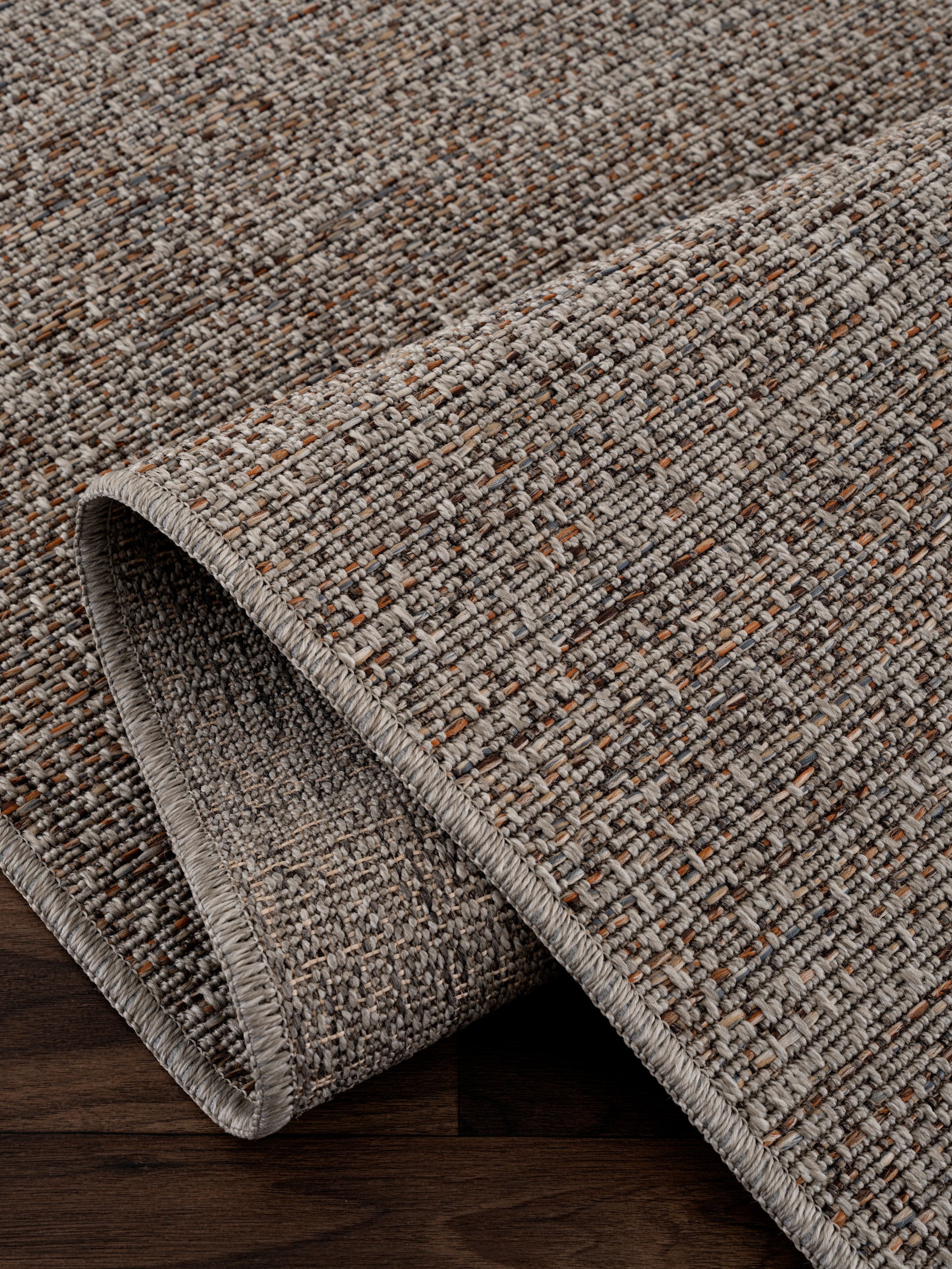GOODproduct Teppich »Lennor, In- und Outdoor geeignet, Balkon, Camping« rechteckig 8 mm Höhe Wetterfest & UV-beständig, meliert, Sisal-Optik, Esszimmer, Wohnzimmer