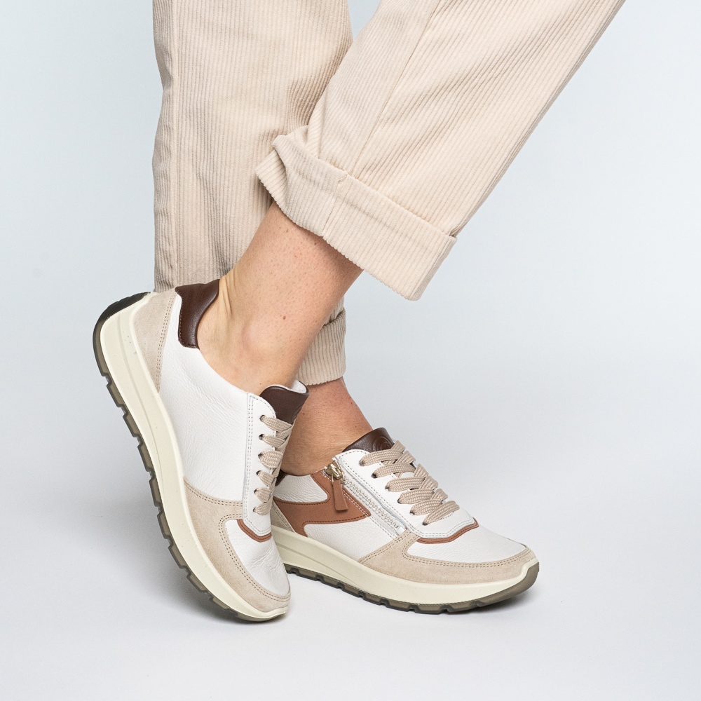 Ara Plateausneaker »NEW YORK«  Plateau, Freizeitschuh, Halbschuh, Schnürer, Kontrastbesätze, H-Weite