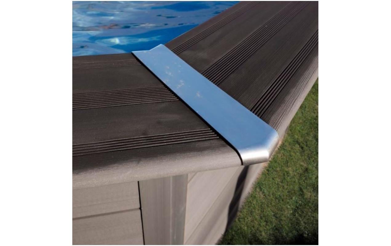 Gre Piscine en forme de huit »Avantgarde« 6-tlg., Composite Pool, ØxH: 410x124 cm